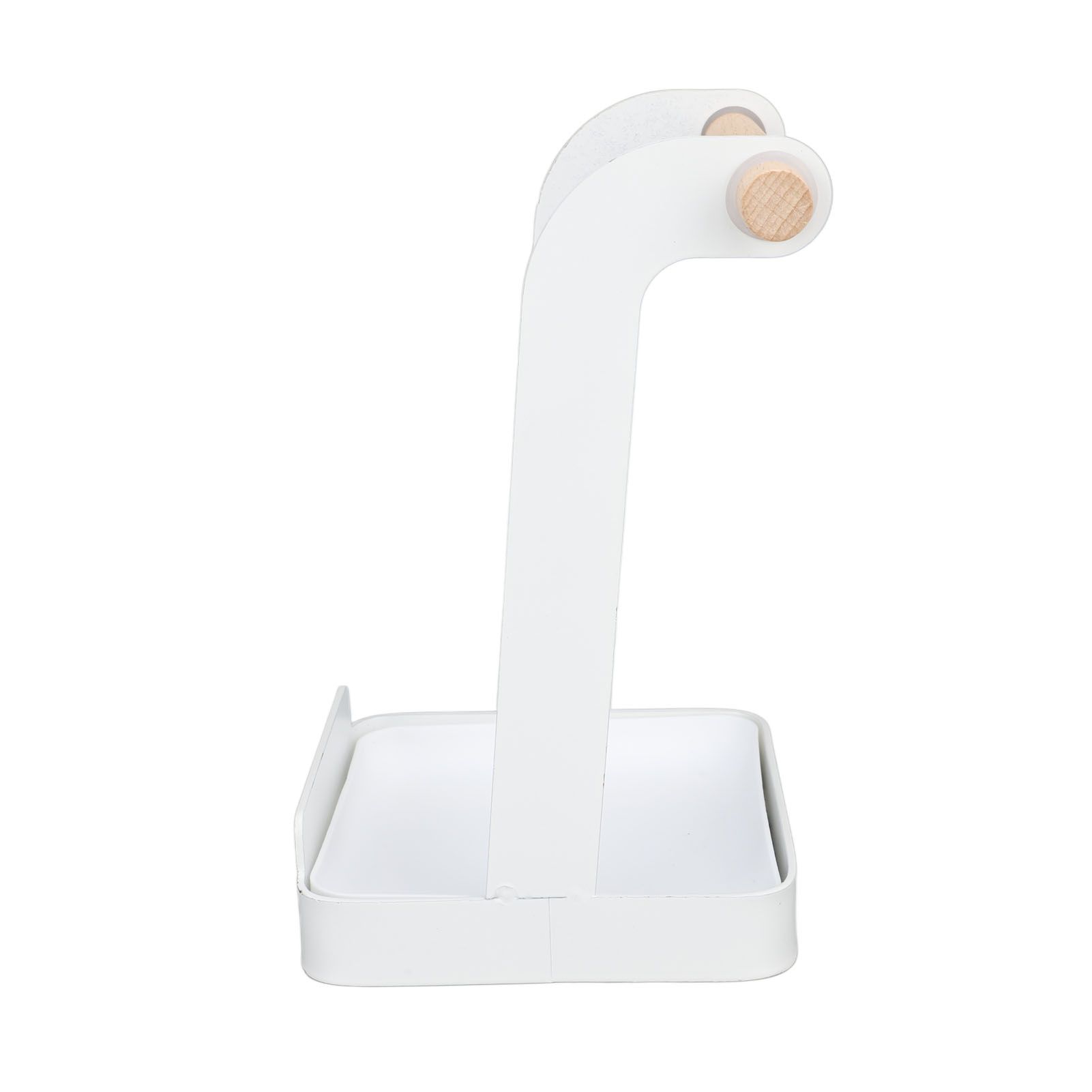 Pot Lid Holder Rack Multifunction Prevent Slip Iron Basin Wood Rack Cooking view 6