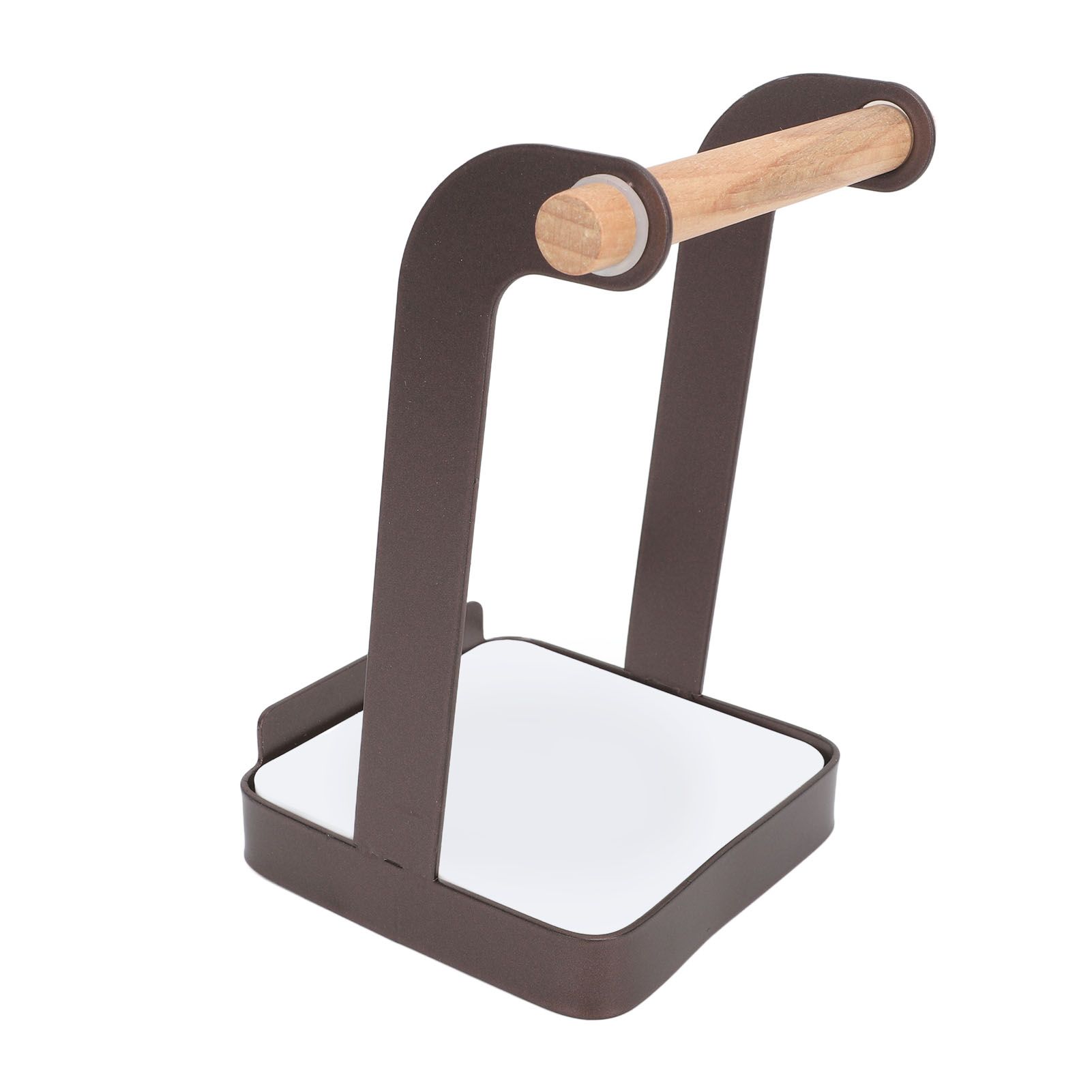 Pot Lid Holder Rack Multifunction Prevent Slip Iron Basin Wood Rack Cooking view 8