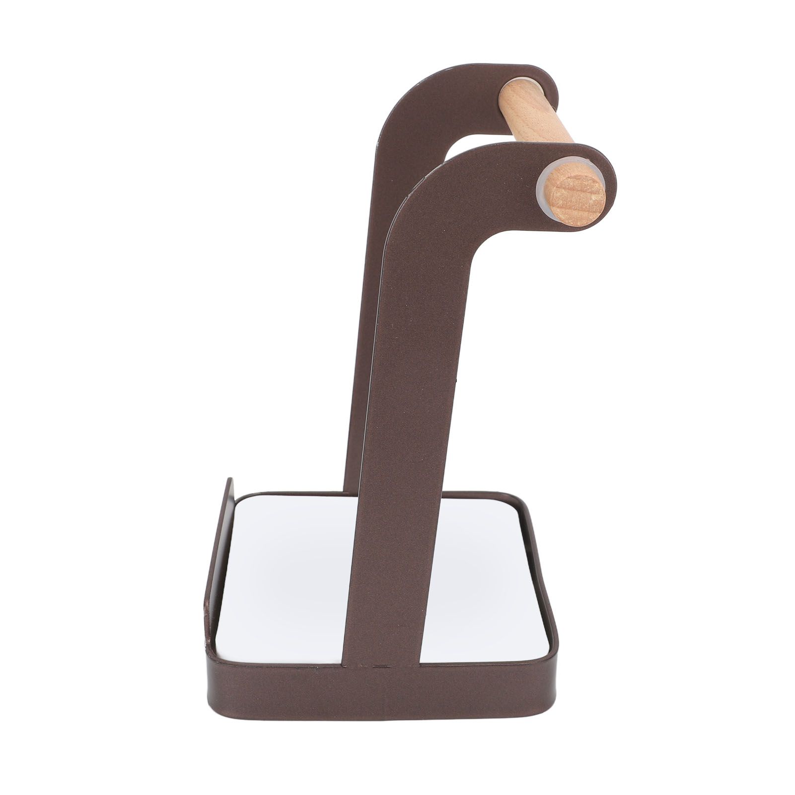 Pot Lid Holder Rack Multifunction Prevent Slip Iron Basin Wood Rack Cooking view 9