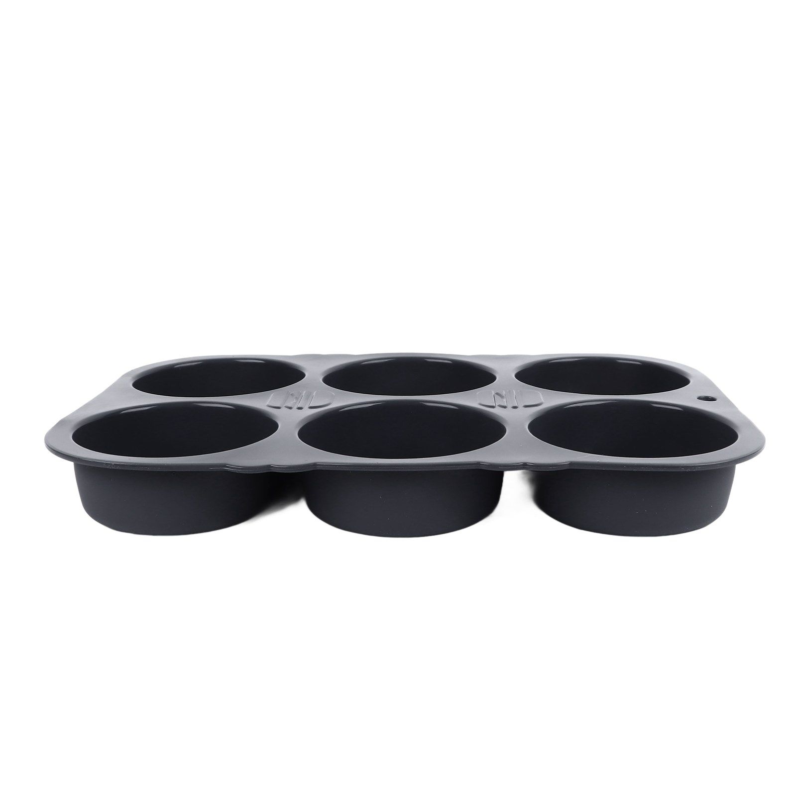 6 Cavity Hamburger Bun Mould Foldable Reusable Bread Mould ‑40℉ to +446℉ Heat view 5