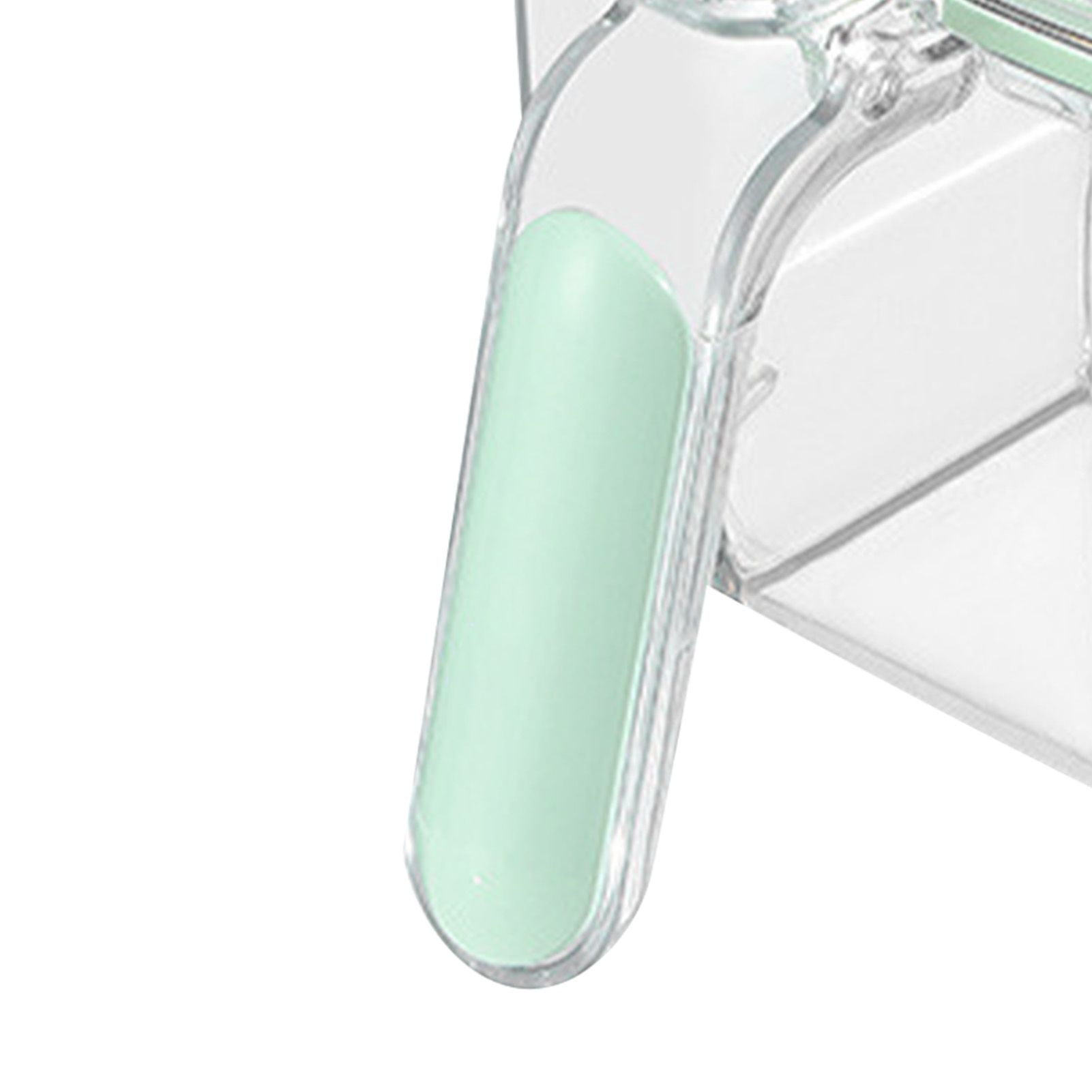 Seasoning Box 4 Compartments Transparent Window Strong PET Seasoning Jar with view 7