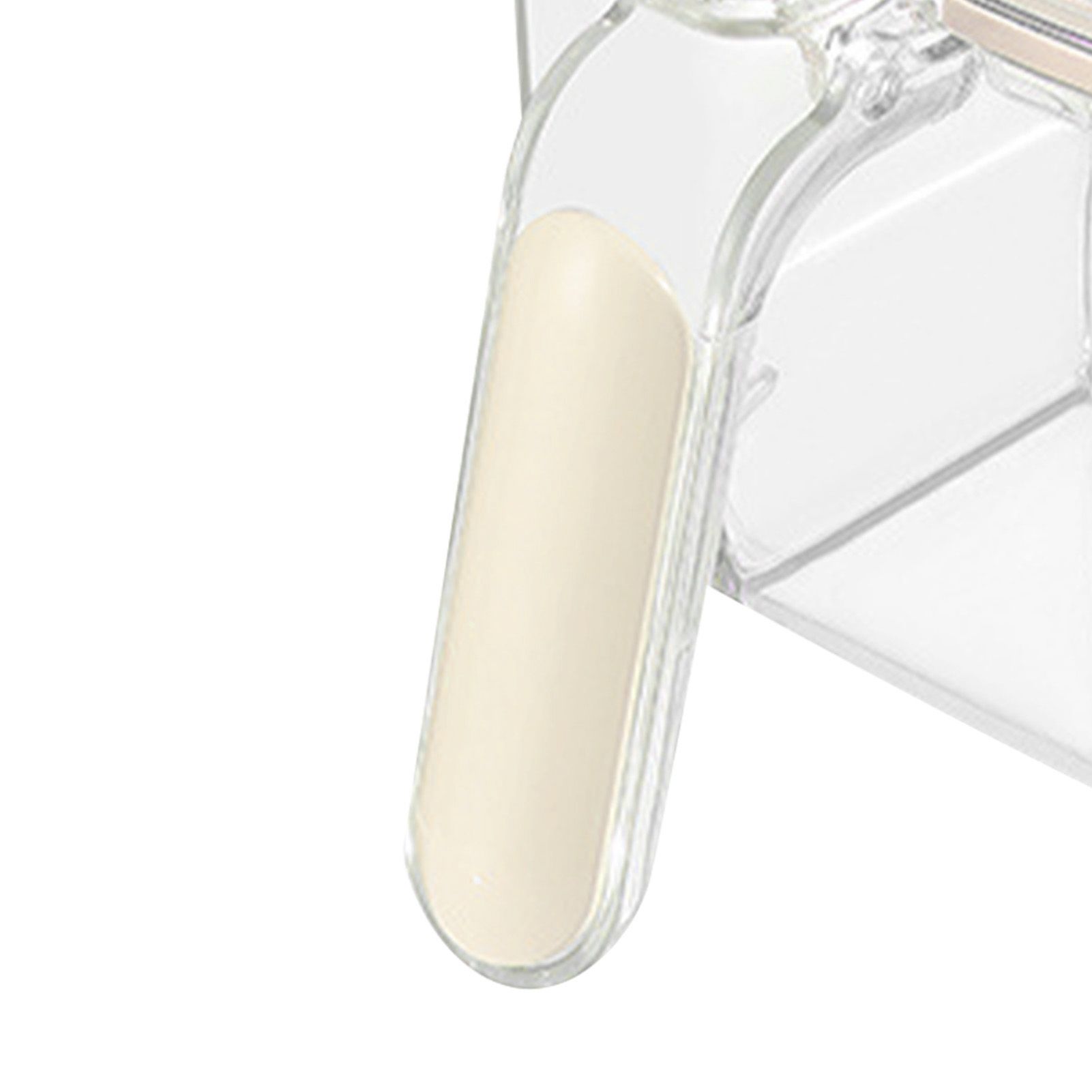Seasoning Box 4 Compartments Transparent Window Strong PET Seasoning Jar with view 7