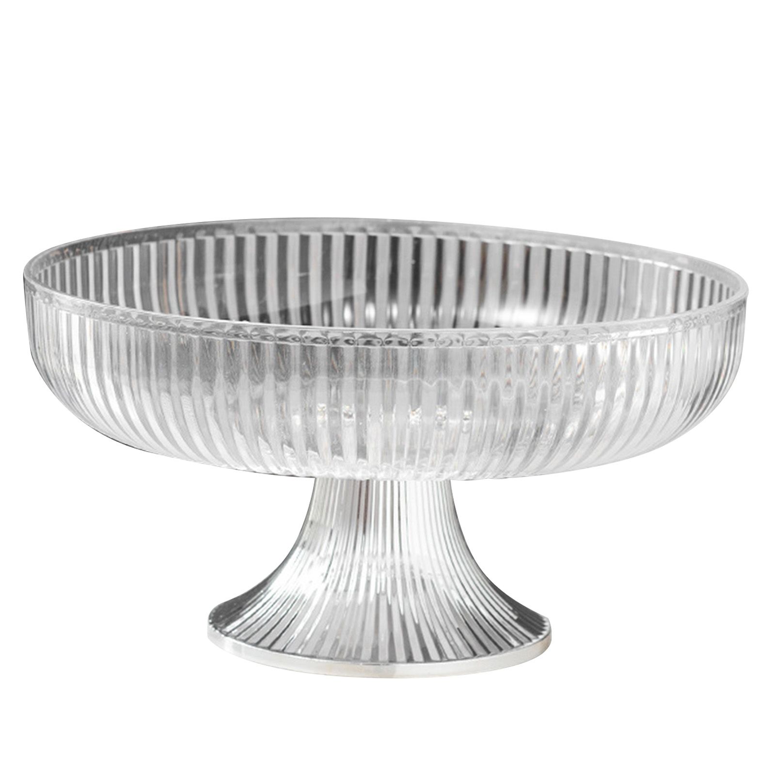 Fruit Plate Multifunctional Plastic Stylish Space Saving Decorative Snack Bowl view 4
