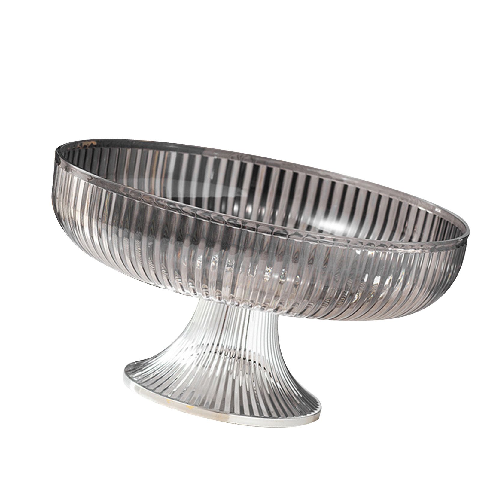 Fruit Plate Multifunctional Plastic Stylish Space Saving Decorative Snack Bowl view 4
