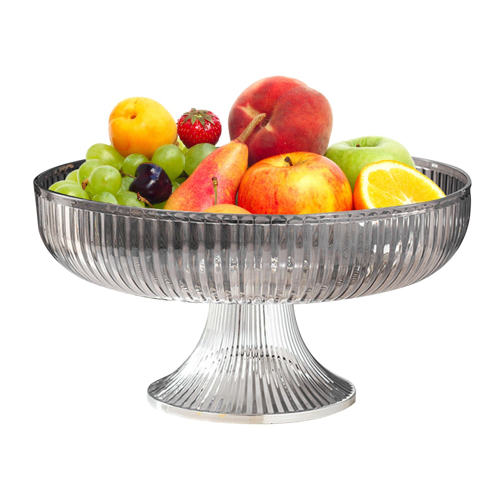 Fruit Plate Multifunctional Plastic Stylish Space Saving Decorative Snack Bowl view 11