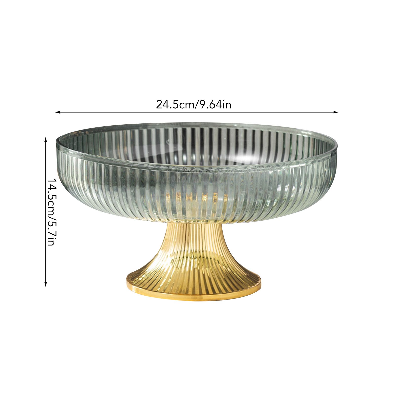 Fruit Plate Multifunctional Plastic Stylish Space Saving Decorative Snack Bowl view 12