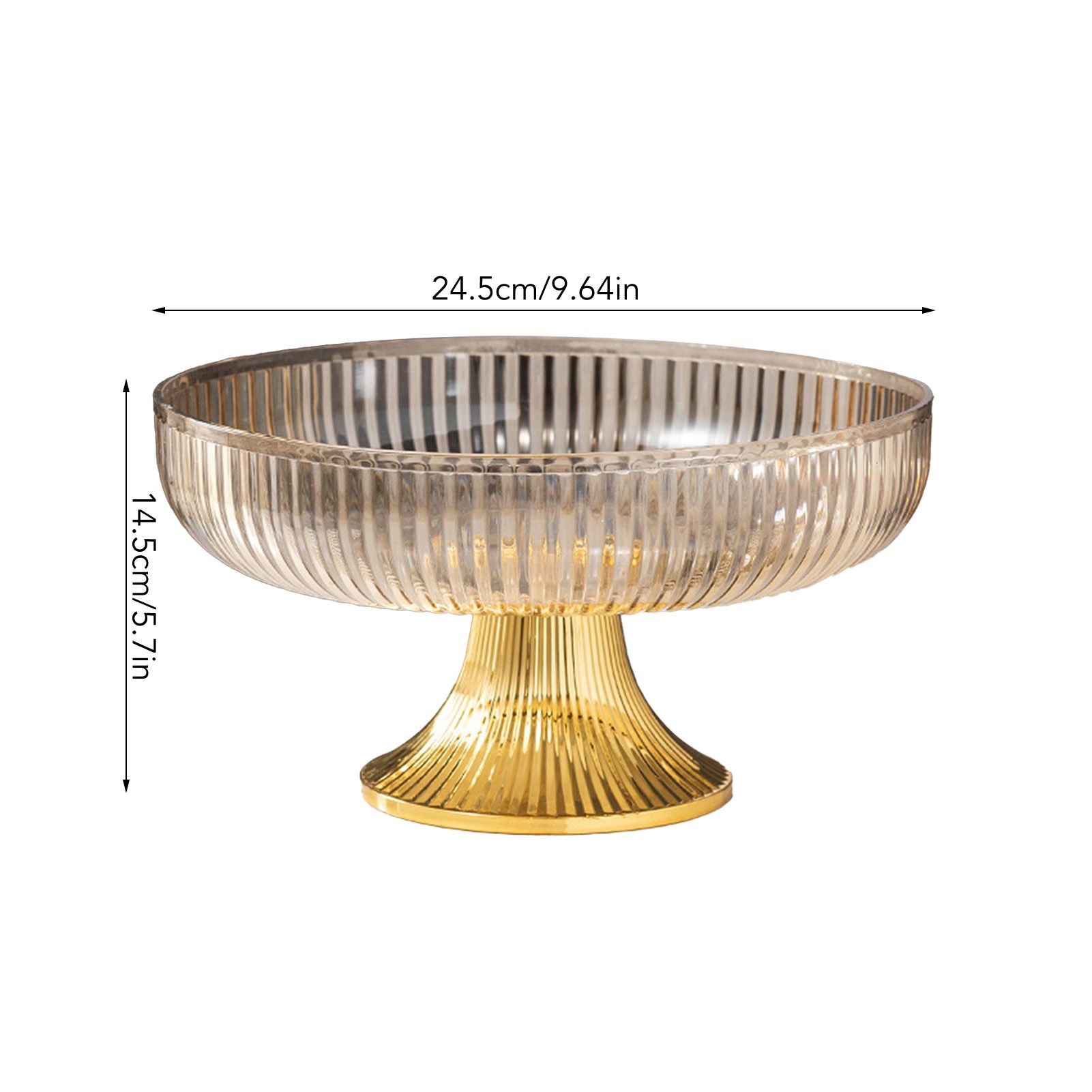 Fruit Plate Multifunctional Plastic Stylish Space Saving Decorative Snack Bowl view 12