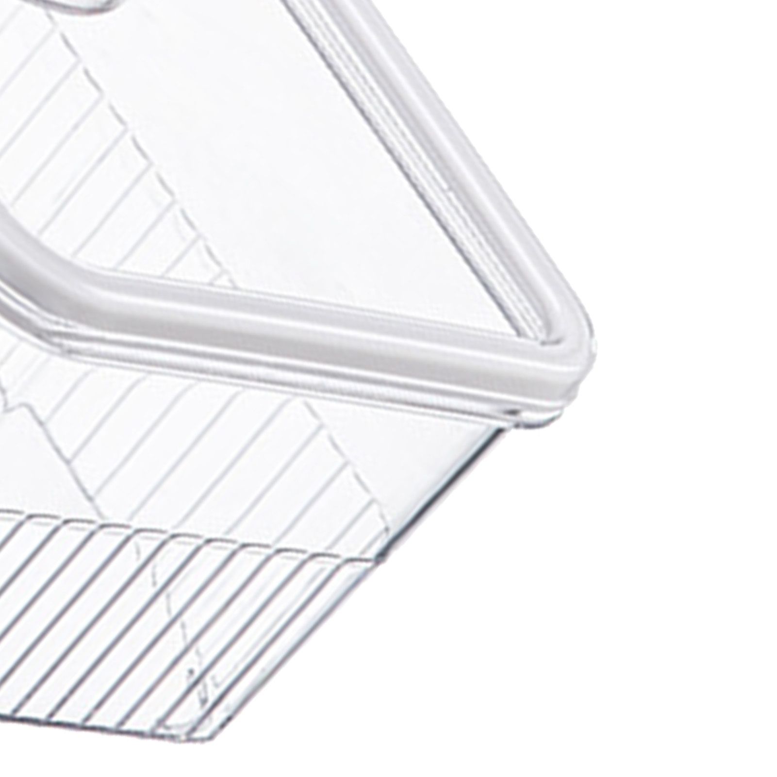 Refrigerator Storage Box with Lids Plastic Transparent Sealed Fridge Food view 7