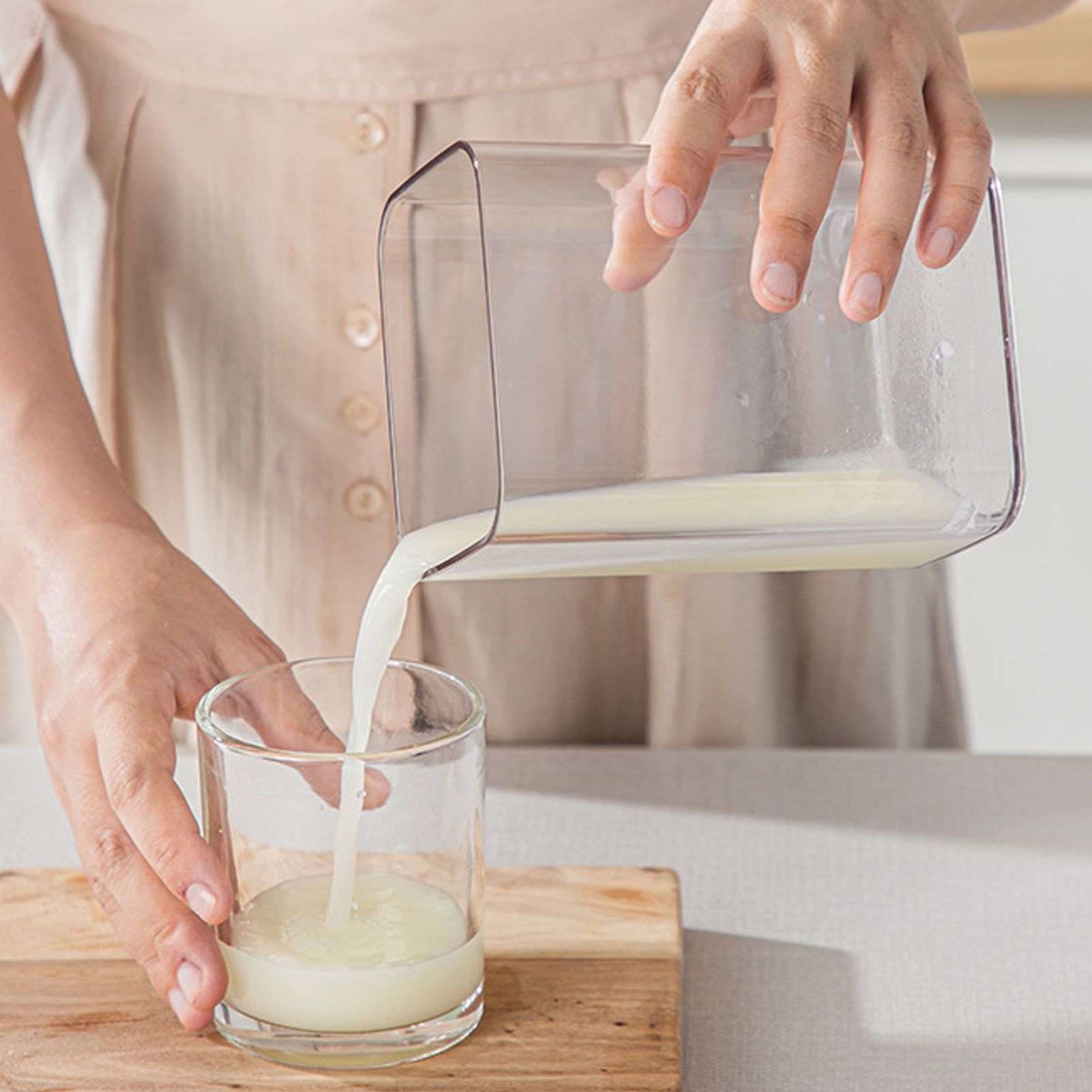 Yogurt Strainer with Extra Fine Mesh Strainer Bag Transparent Cover Multi view 5