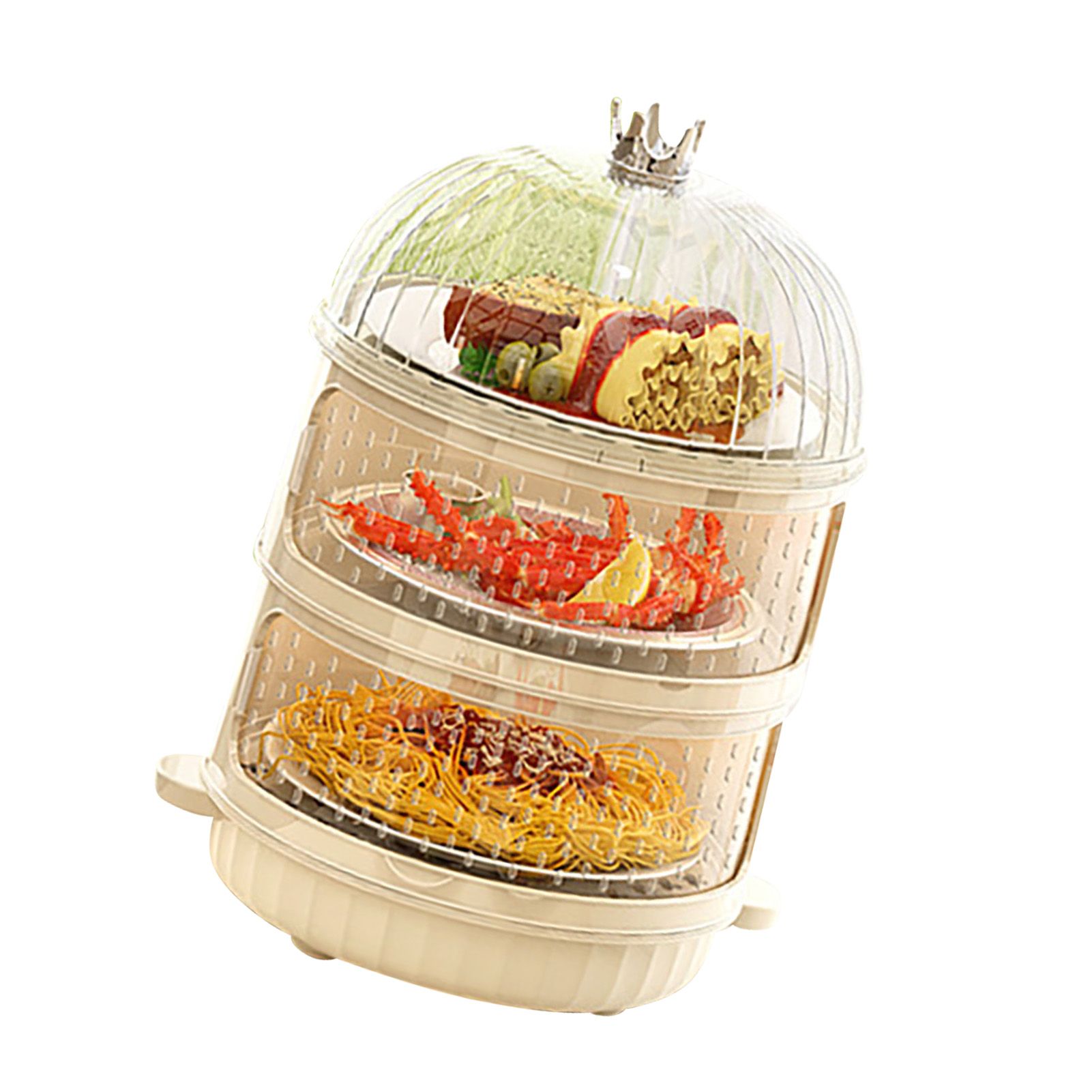 Dust Proof Food Storage Box Multi Functional Sealed Food Storage Container for view 3
