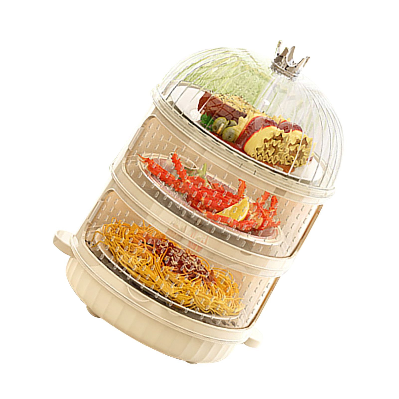 Dust Proof Food Storage Box Multi Functional Sealed Food Storage Container for view 5