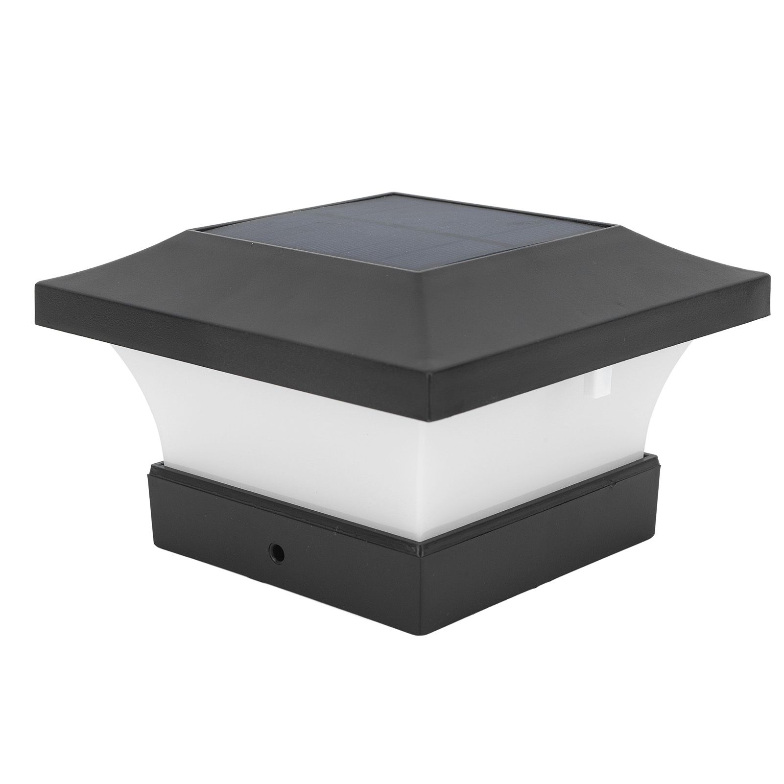 Solar Capital Lamp White Light 2000mAh IP65 LED Solar Post Cap Lights for view 4