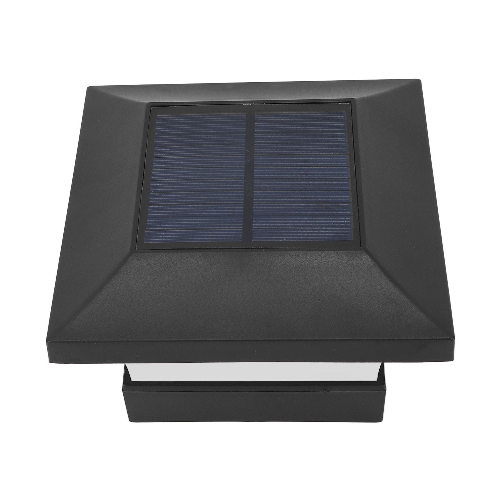 Solar Capital Lamp White Light 2000mAh IP65 LED Solar Post Cap Lights for view 6