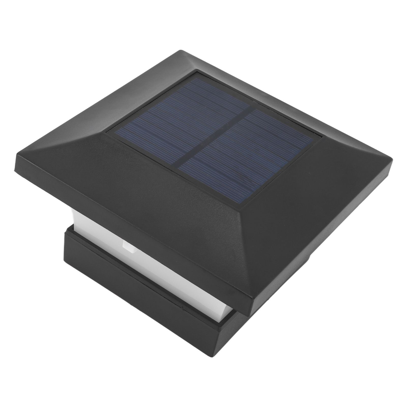 Solar Capital Lamp White Light 2000mAh IP65 LED Solar Post Cap Lights for view 7