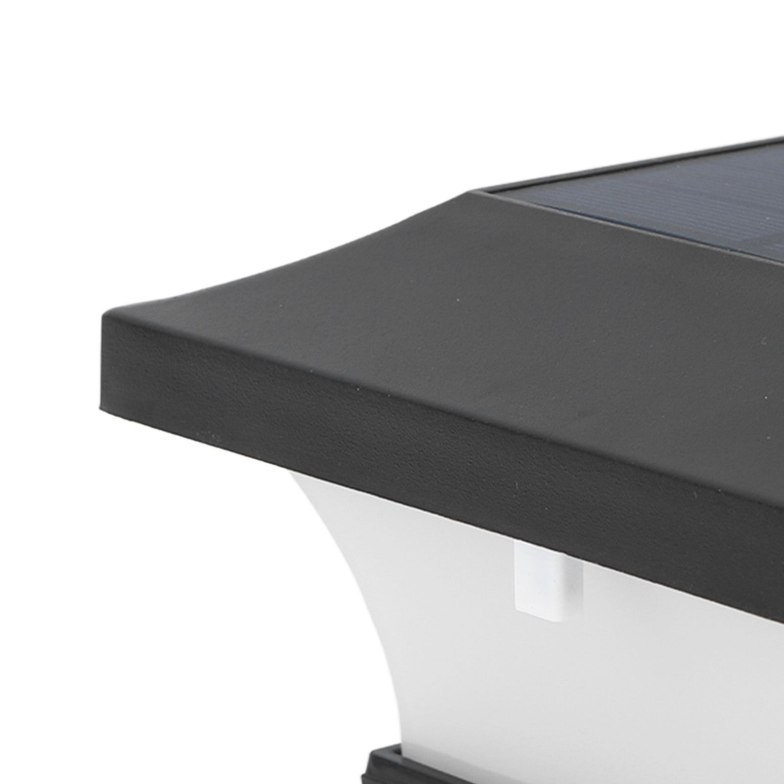 Solar Capital Lamp White Light 2000mAh IP65 LED Solar Post Cap Lights for view 15