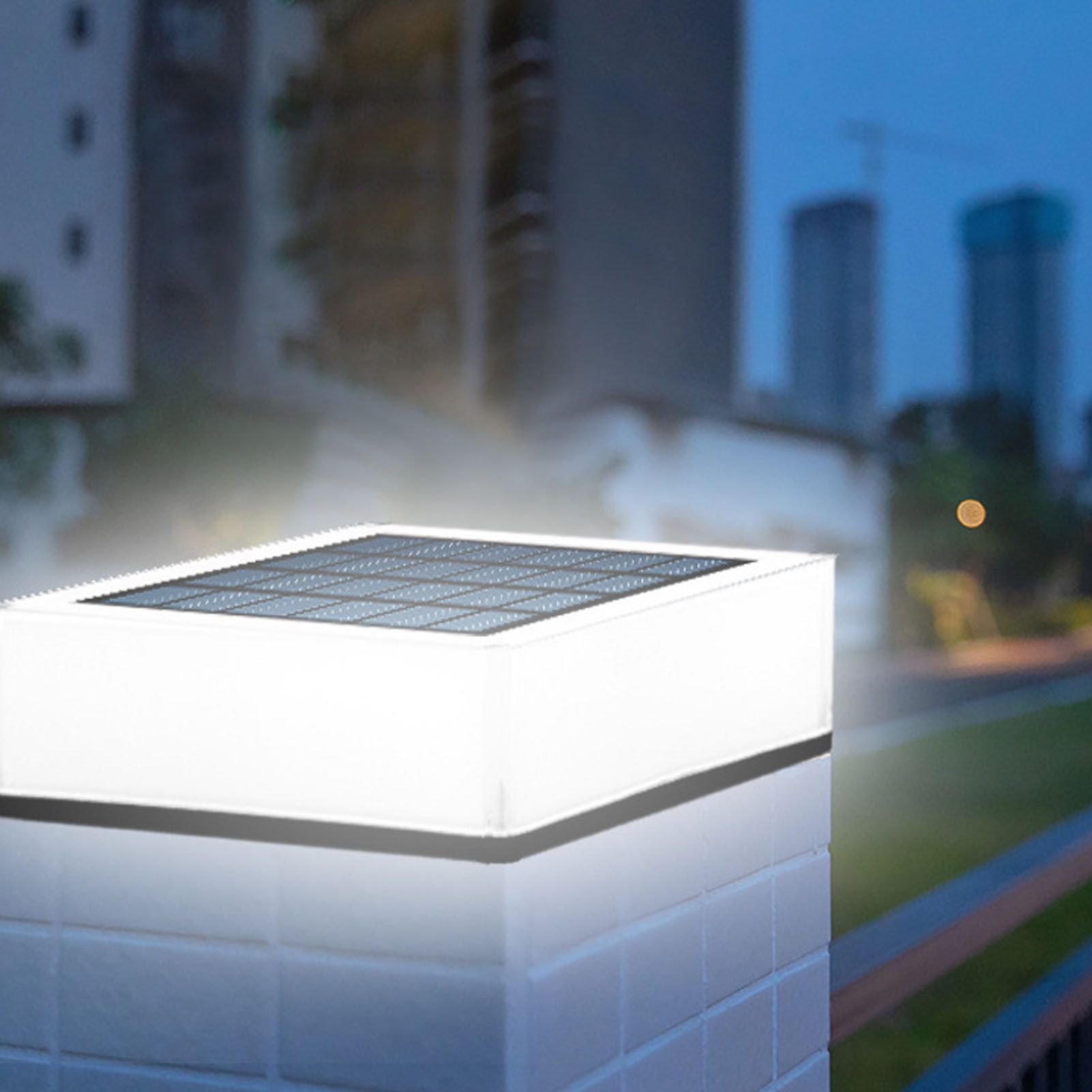 Outdoor Solar Post Light IP67 Waterproof Solar Powered Post Light for view 12