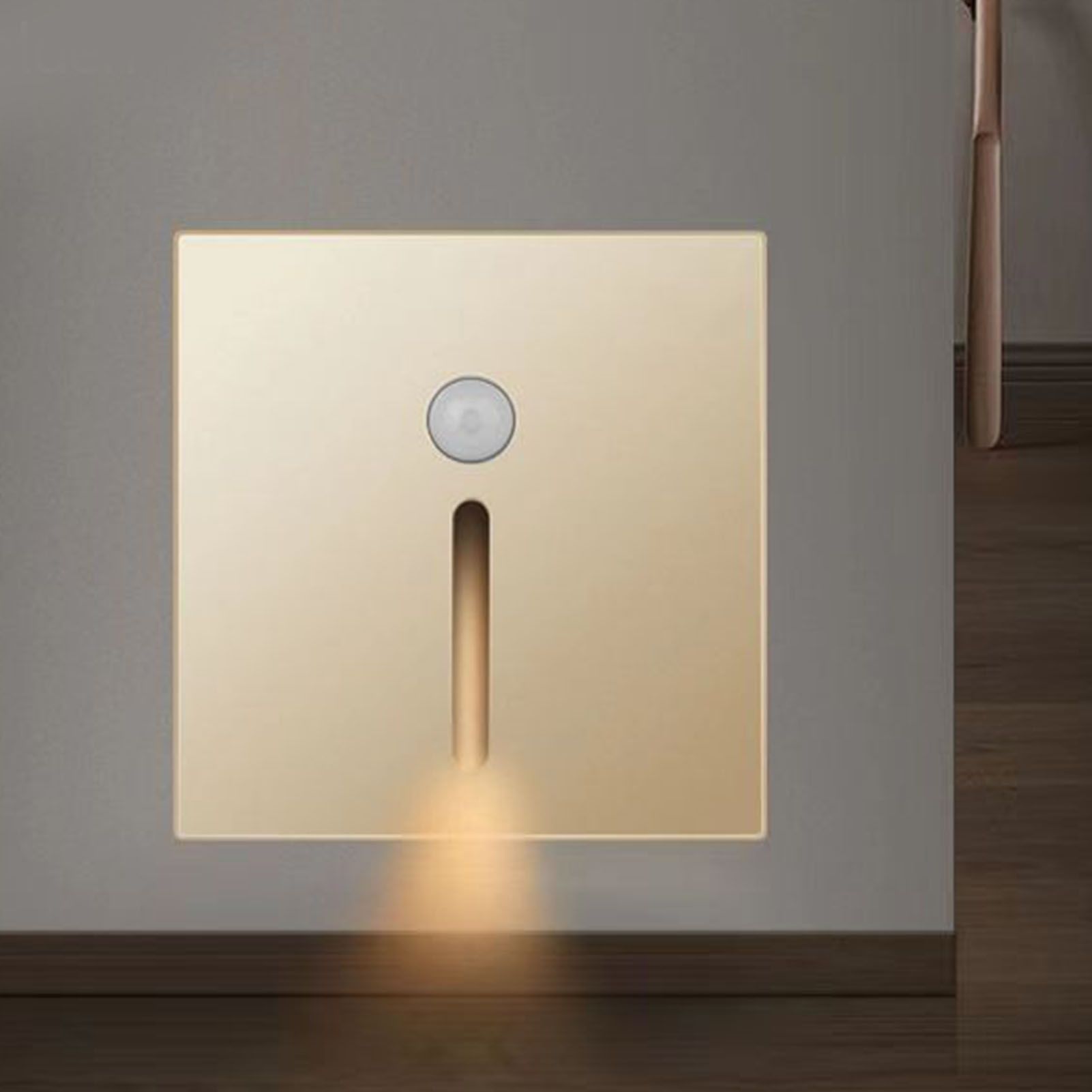 LED Motion Sensor Night Light ABS Small LED Induction Lamp for Bedside view 7