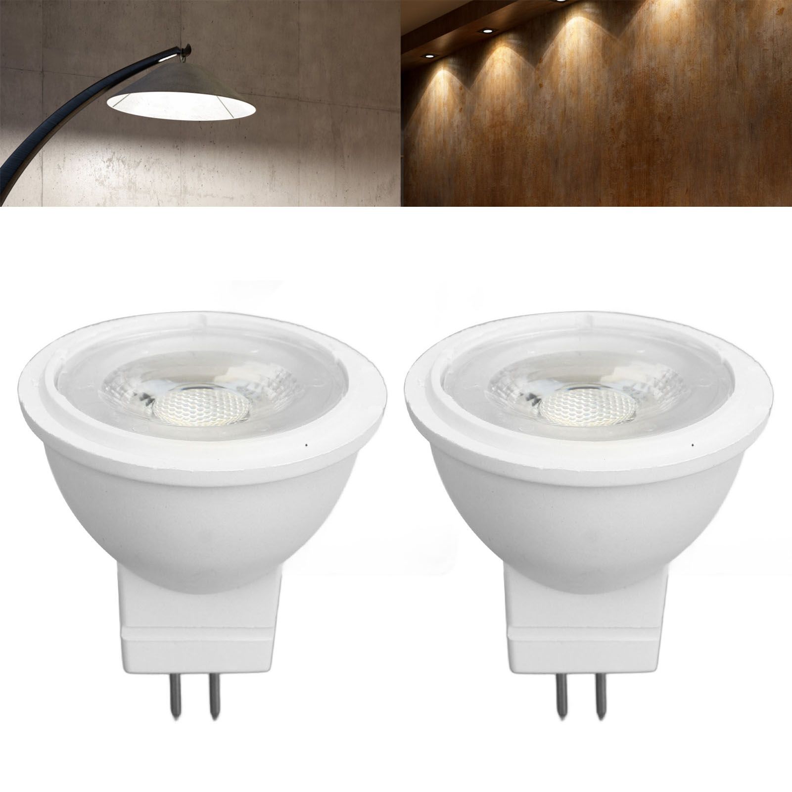 2Pcs MR11 Light Bulb High Brightness 3W 110V Faster Heat Dissipation GU4 view 11