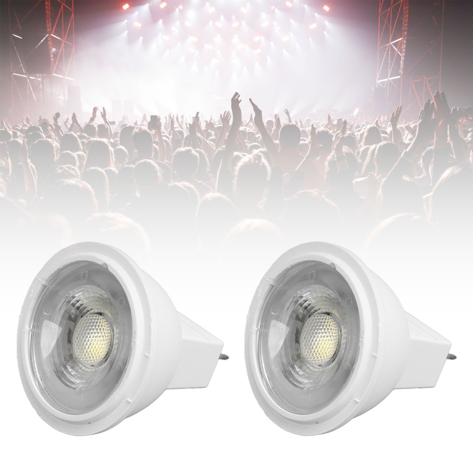 2Pcs MR11 Light Bulb High Brightness 3W 110V Faster Heat Dissipation GU4 view 12