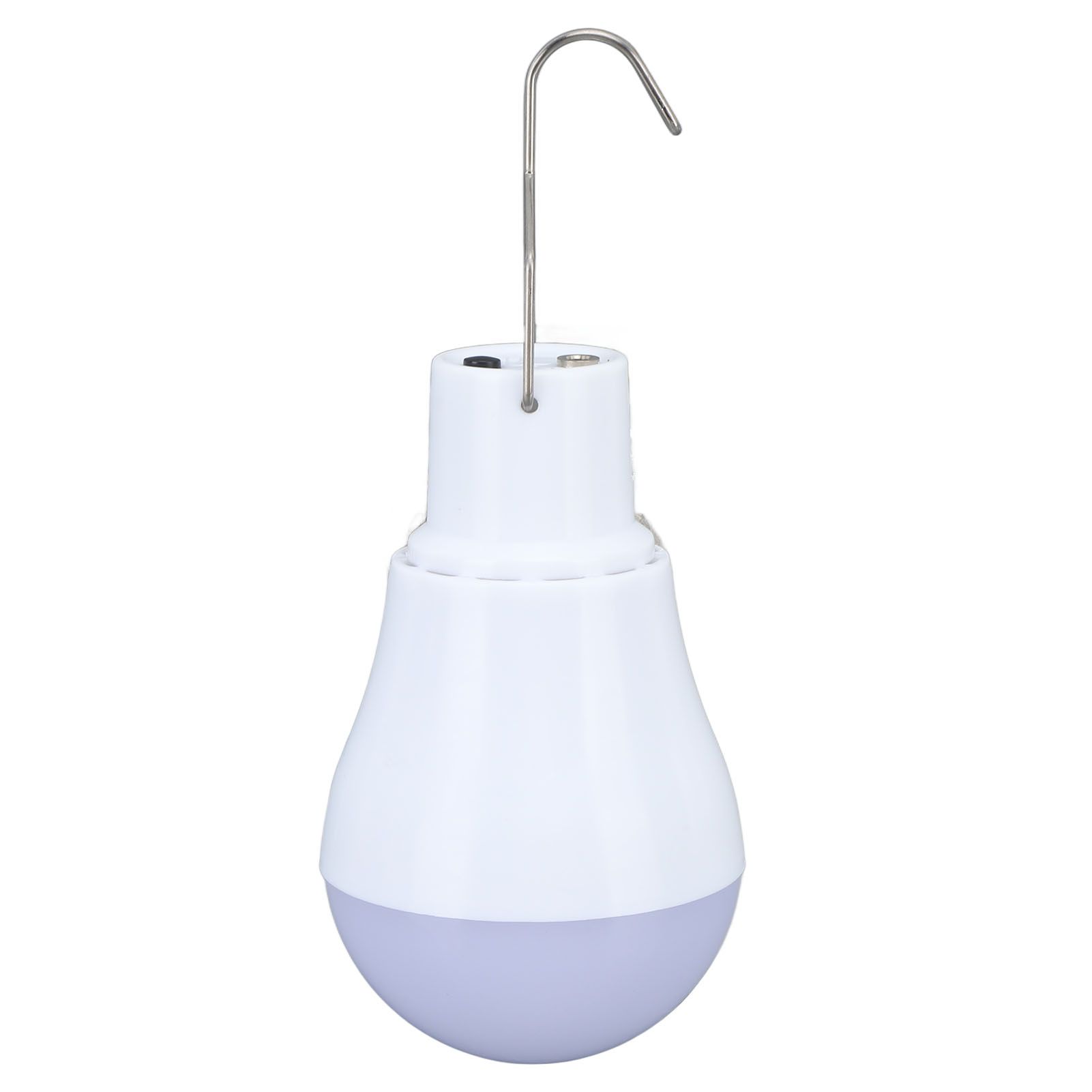 Solar Light Bulb Solar Panel LED Bulb ABS White Light 500mAh Battery Hook view 13