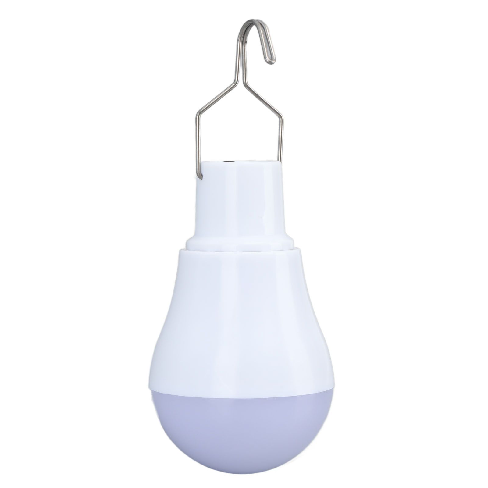 Solar Light Bulb Solar Panel LED Bulb ABS White Light 500mAh Battery Hook view 14