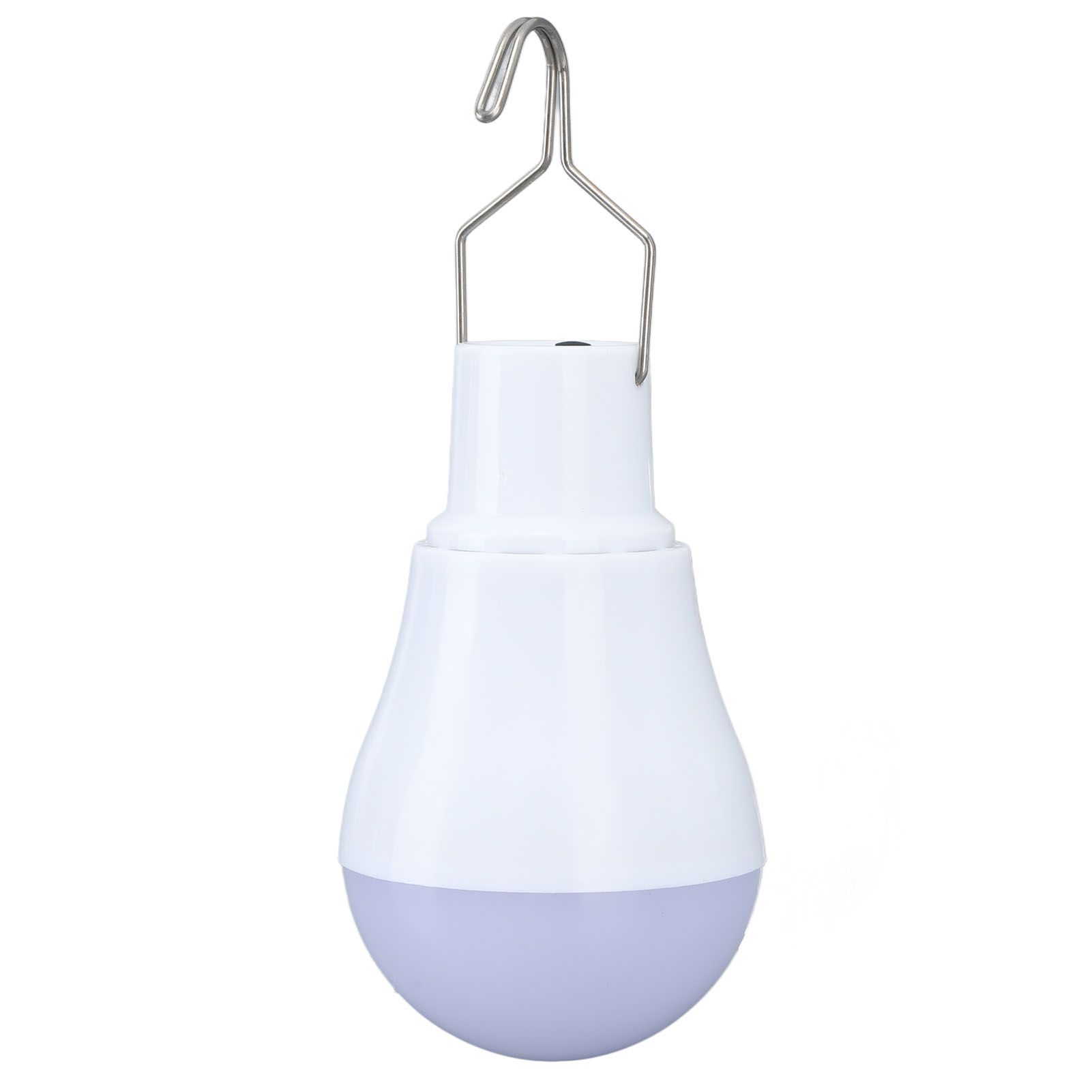 Solar Light Bulb Solar Panel LED Bulb ABS White Light 500mAh Battery Hook view 15