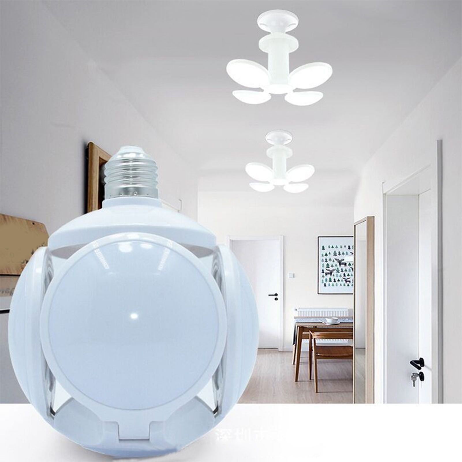 Foldable Football Type Bulb ABS and Acrylic 85‑265V E27 E26 40W Folding LED view 11