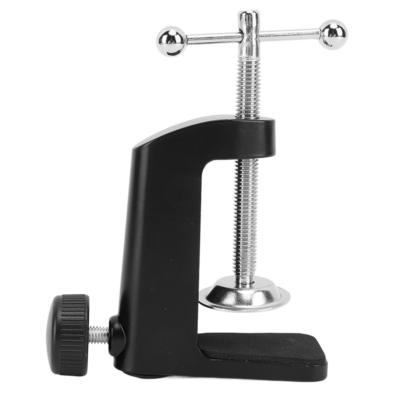 Desk C Clamp Aluminum Black 2.4inch 61mm Desk Table Mount Clamp for Desktop view 3