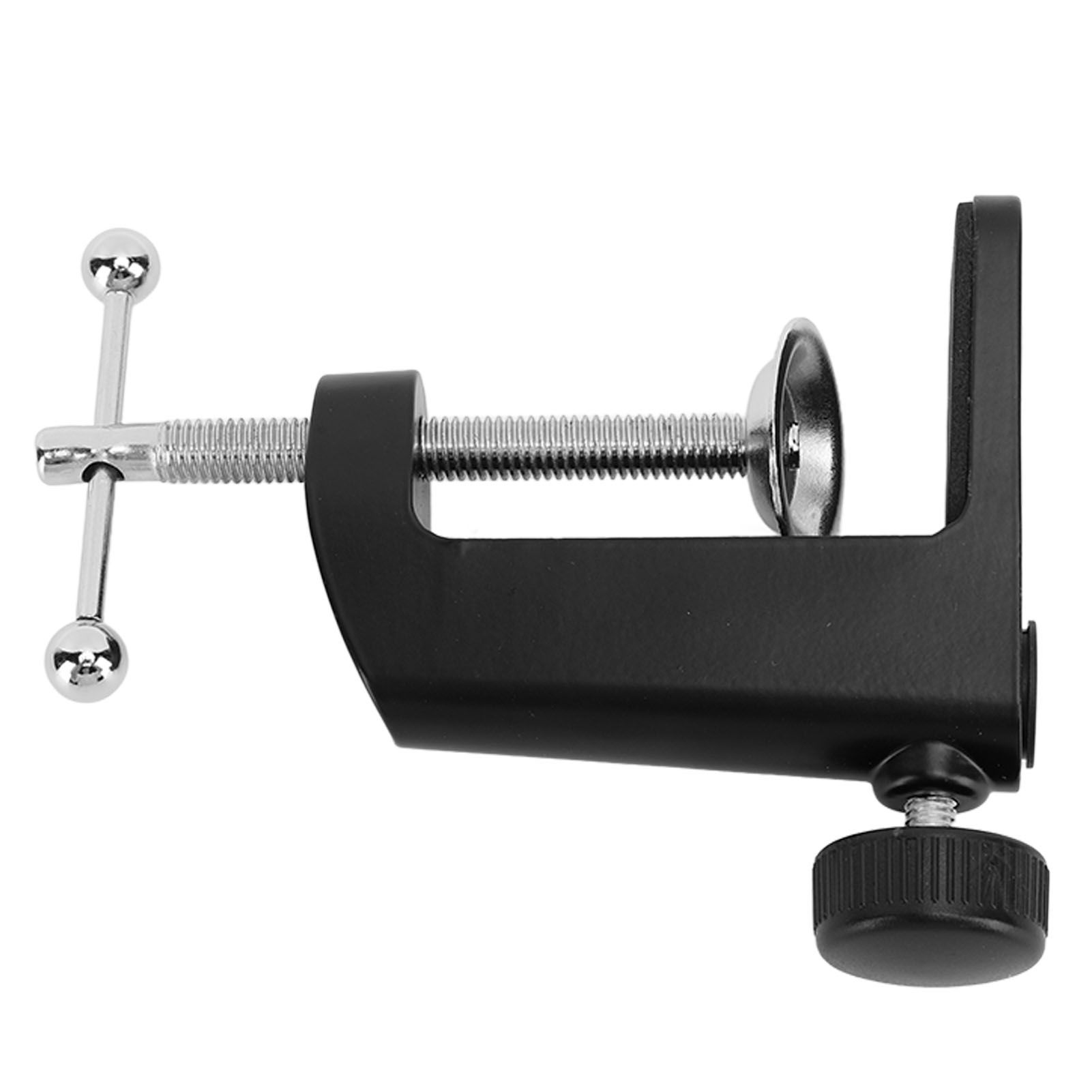 Desk C Clamp Aluminum Black 2.4inch 61mm Desk Table Mount Clamp for Desktop view 8