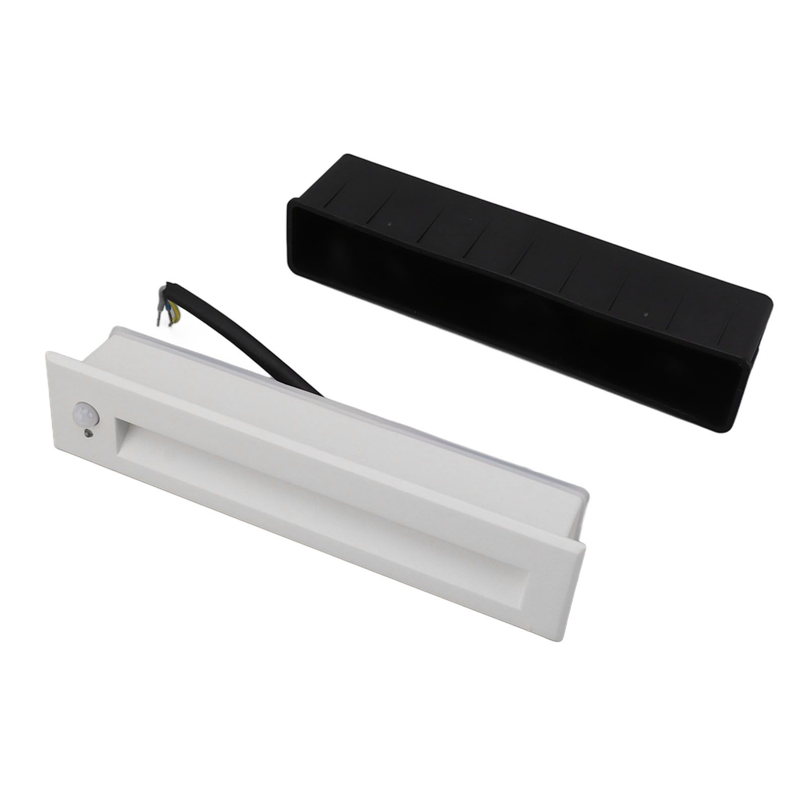 Recessed Sensing Step Light Frosted White LED Stair Light for Hallway Closet