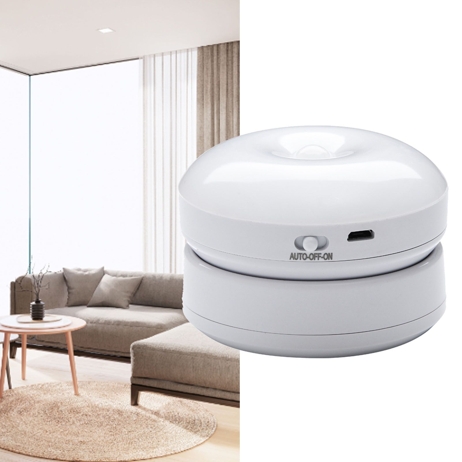 Motion Sensor Night Light 360 Degree Rotation LED Rechargeable Motion view 5