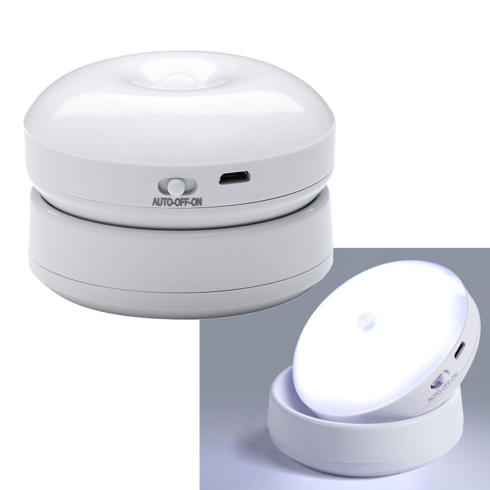 Motion Sensor Night Light 360 Degree Rotation LED Rechargeable Motion view 6