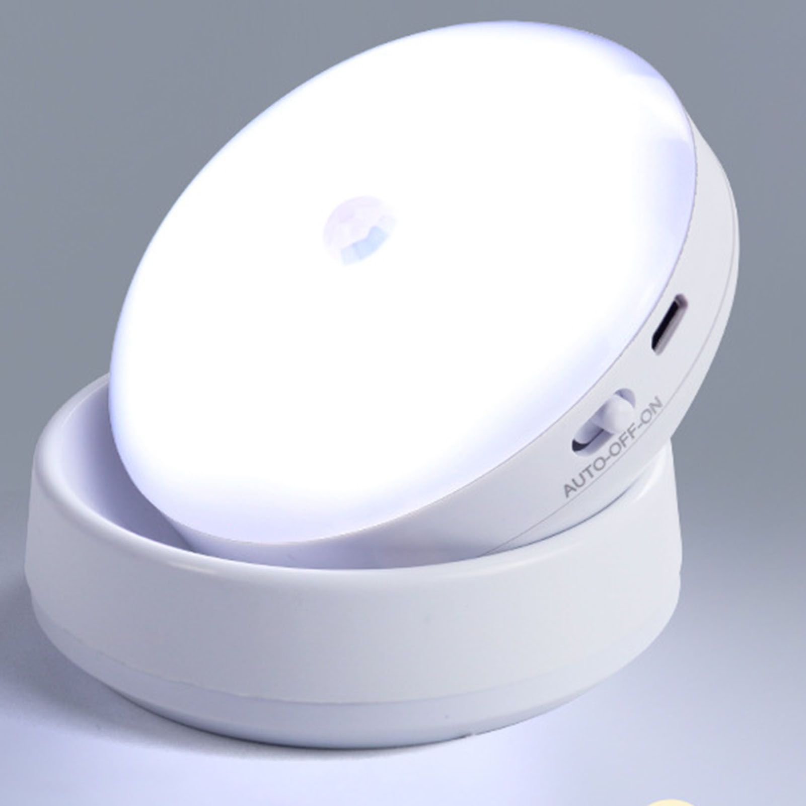 Motion Sensor Night Light 360 Degree Rotation LED Rechargeable Motion view 7