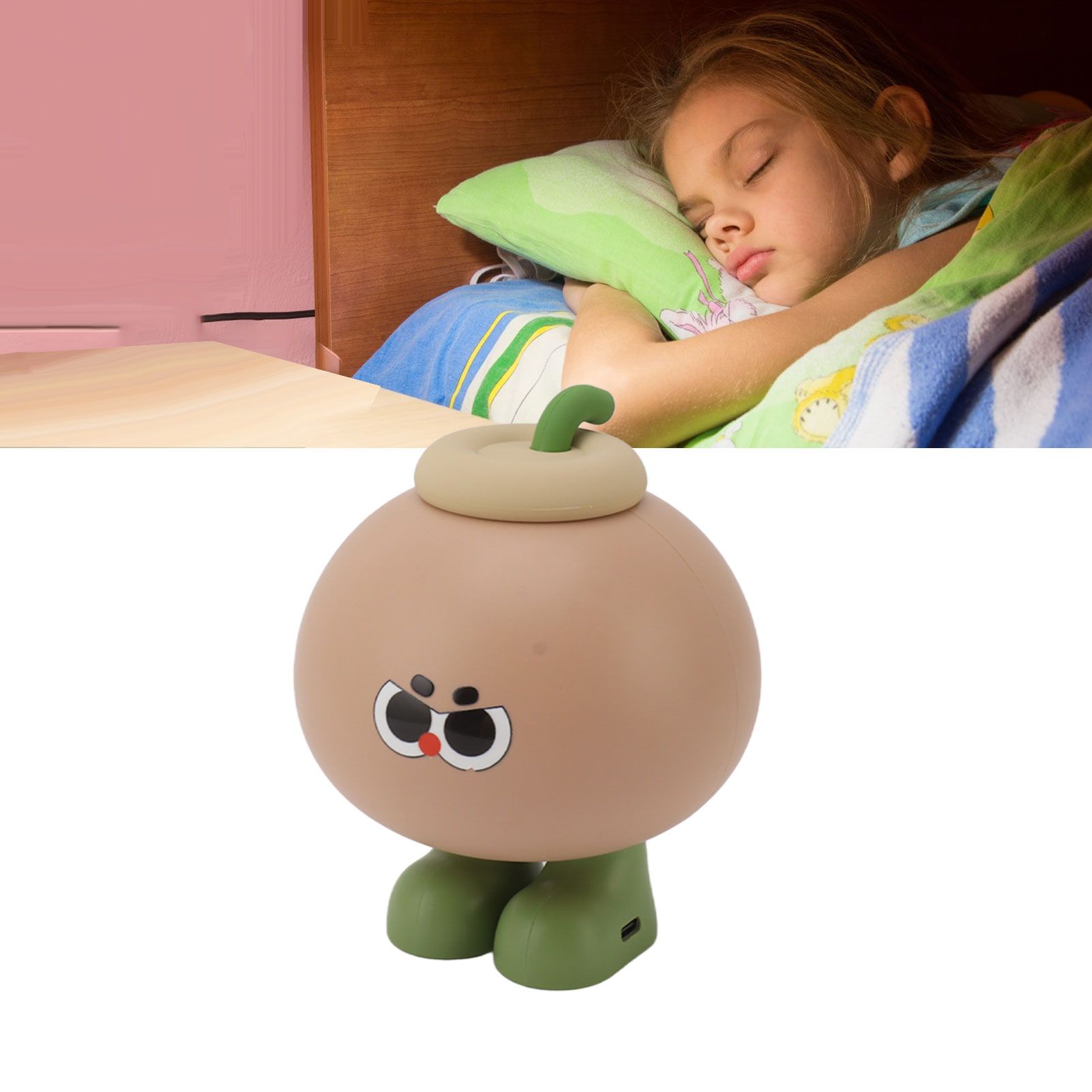 Fruit Silicone Nightlight USB Type C 500mAh 3 Level Brightness Tap Button view 11