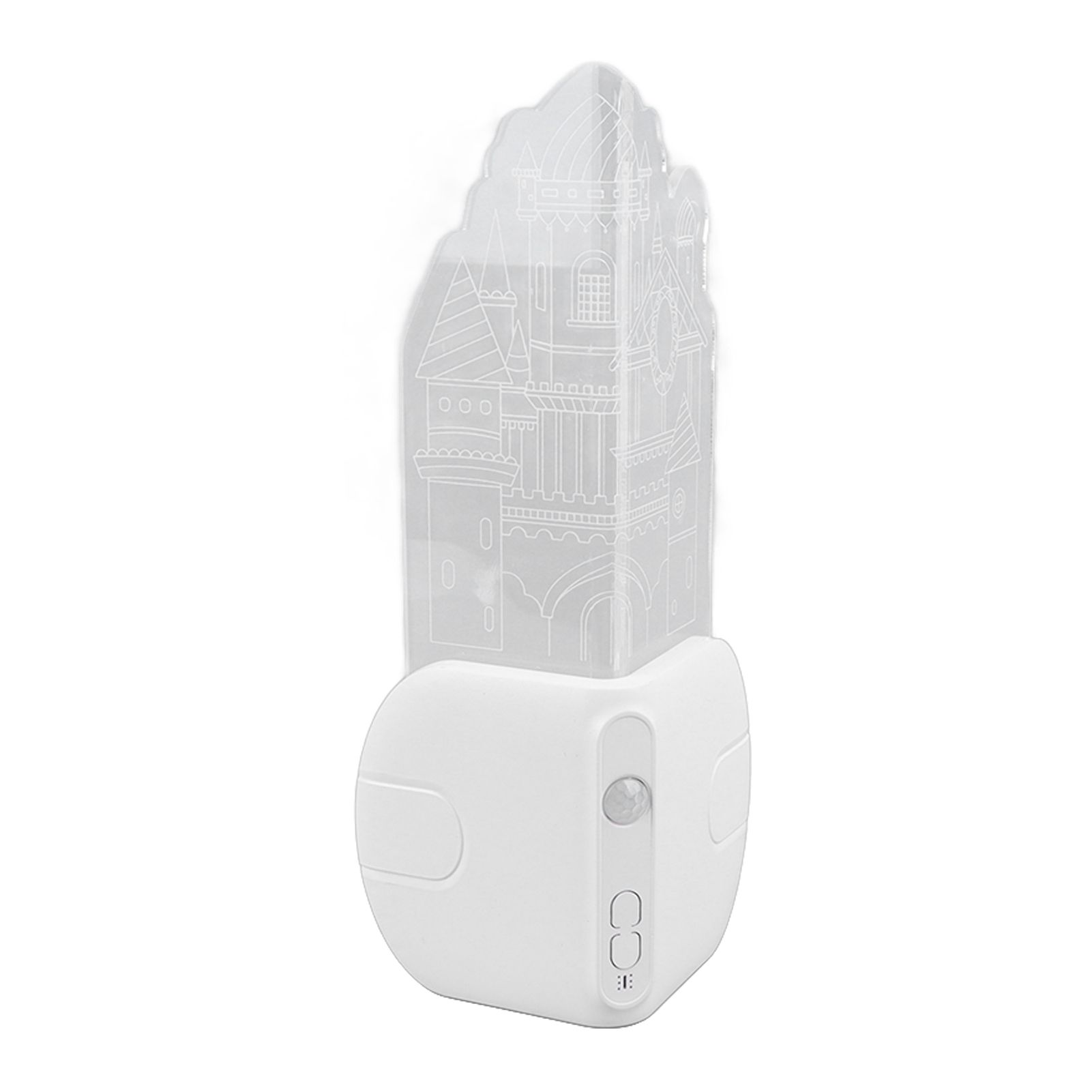Motion Sensor Castle Night Light USB Charging Castle Wall Corner Nightlight view 10