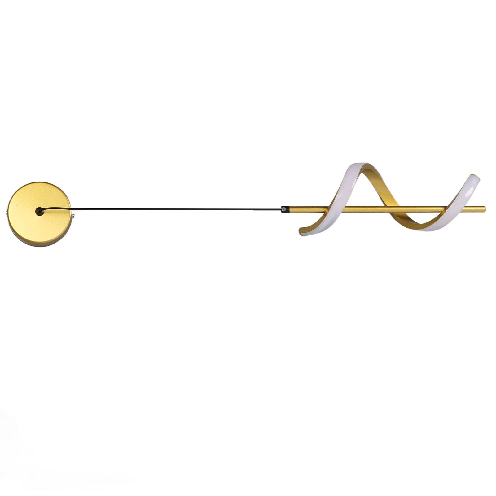 Spiral LED Pendant Light Gold Color High Brightness Eyes Protection LED view 3