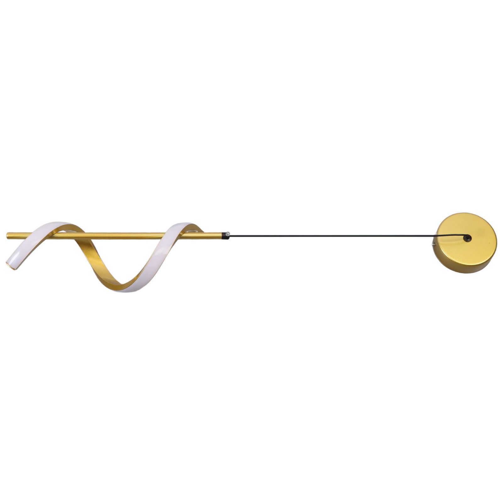 Spiral LED Pendant Light Gold Color High Brightness Eyes Protection LED view 4