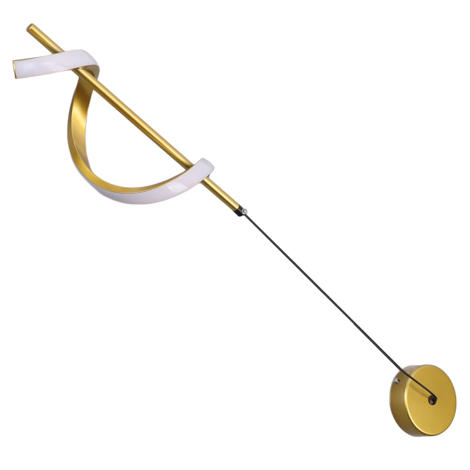 Spiral LED Pendant Light Gold Color High Brightness Eyes Protection LED view 6