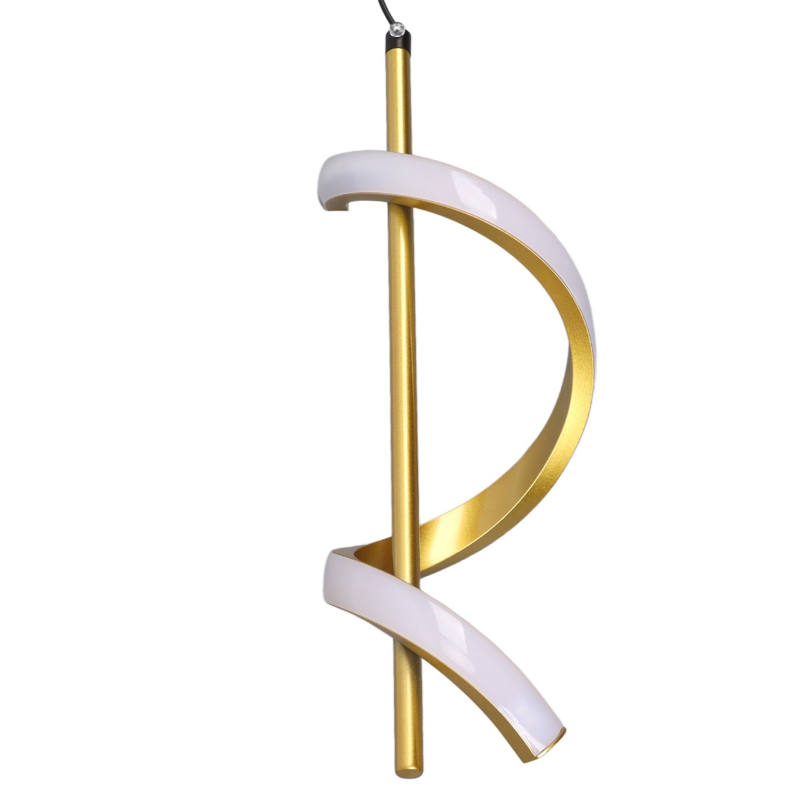 Spiral LED Pendant Light Gold Color High Brightness Eyes Protection LED view 14