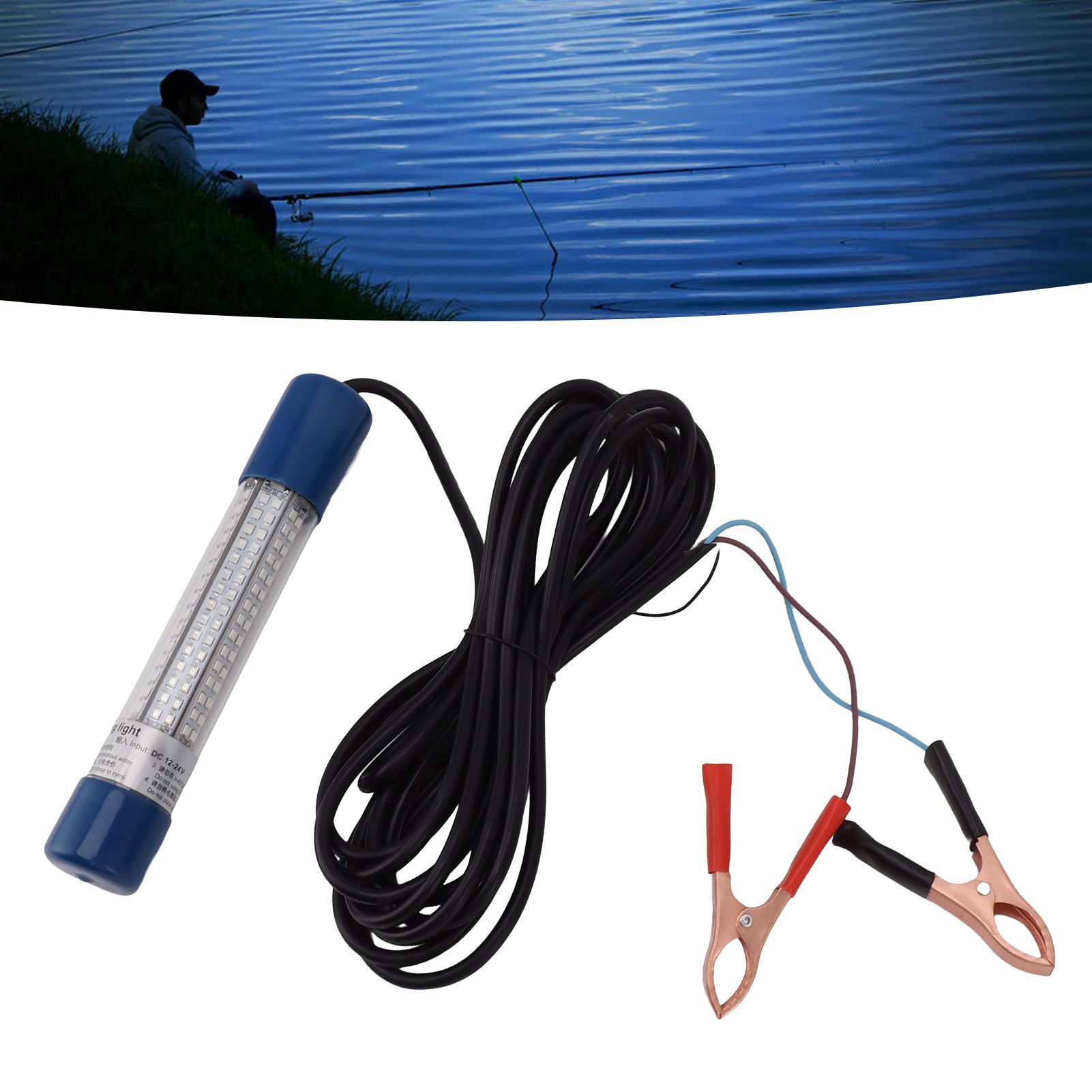 LED Green Fishing Light Underwater Night Fishing Light IP68 Waterproof Fishing view 11