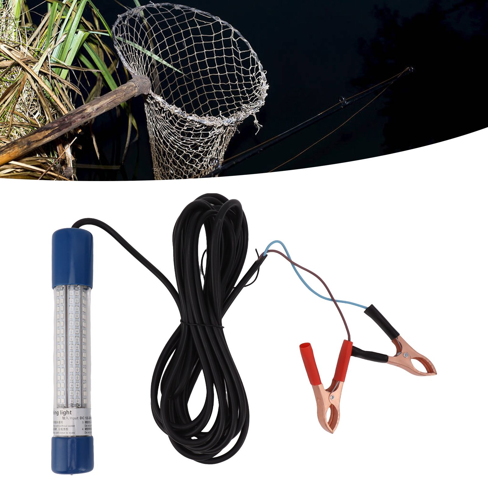 LED Green Fishing Light Underwater Night Fishing Light IP68 Waterproof Fishing view 12
