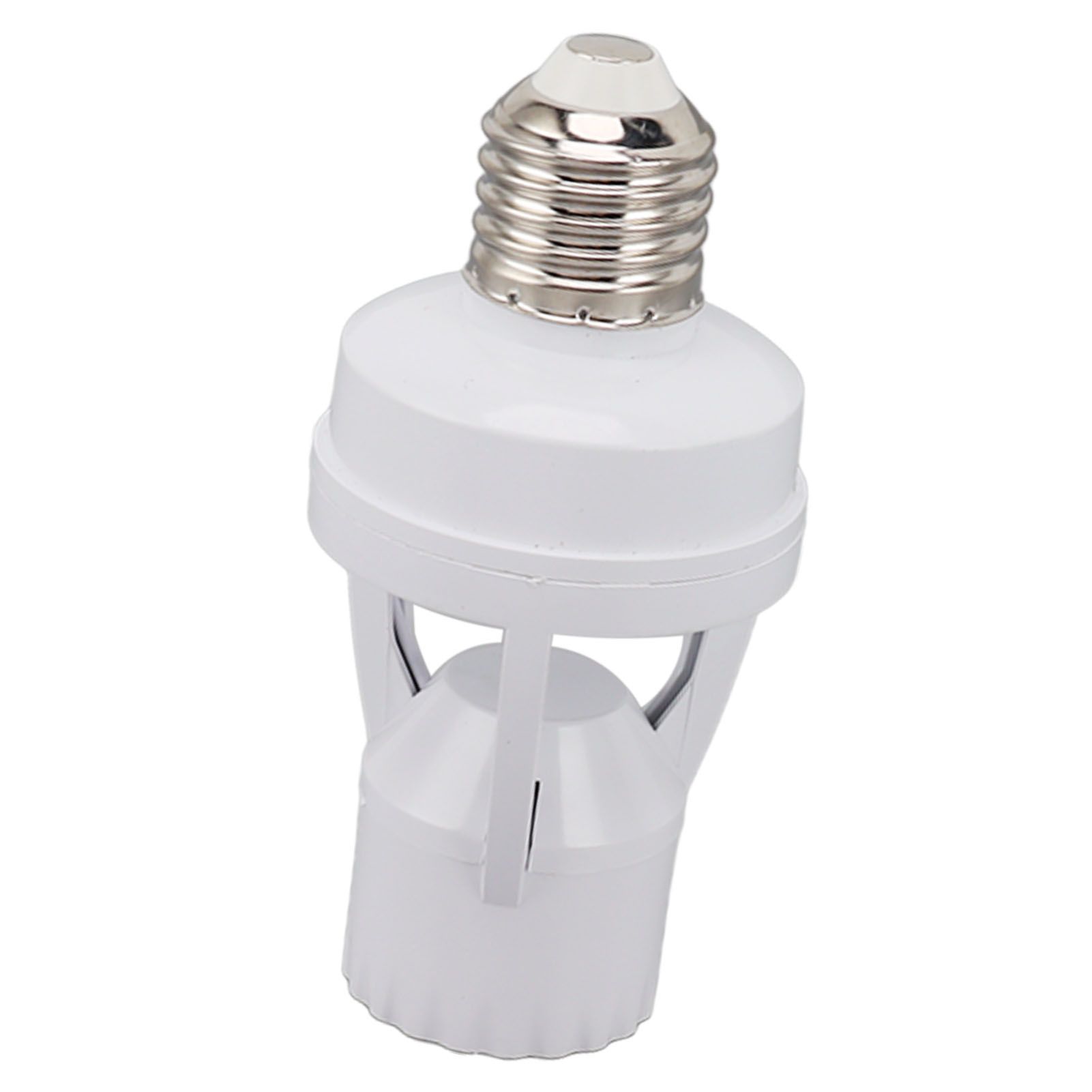 Motion Sensor Light Socket PIR Motion E27 Screw Bulb Adapter Adjustable Auto view 2