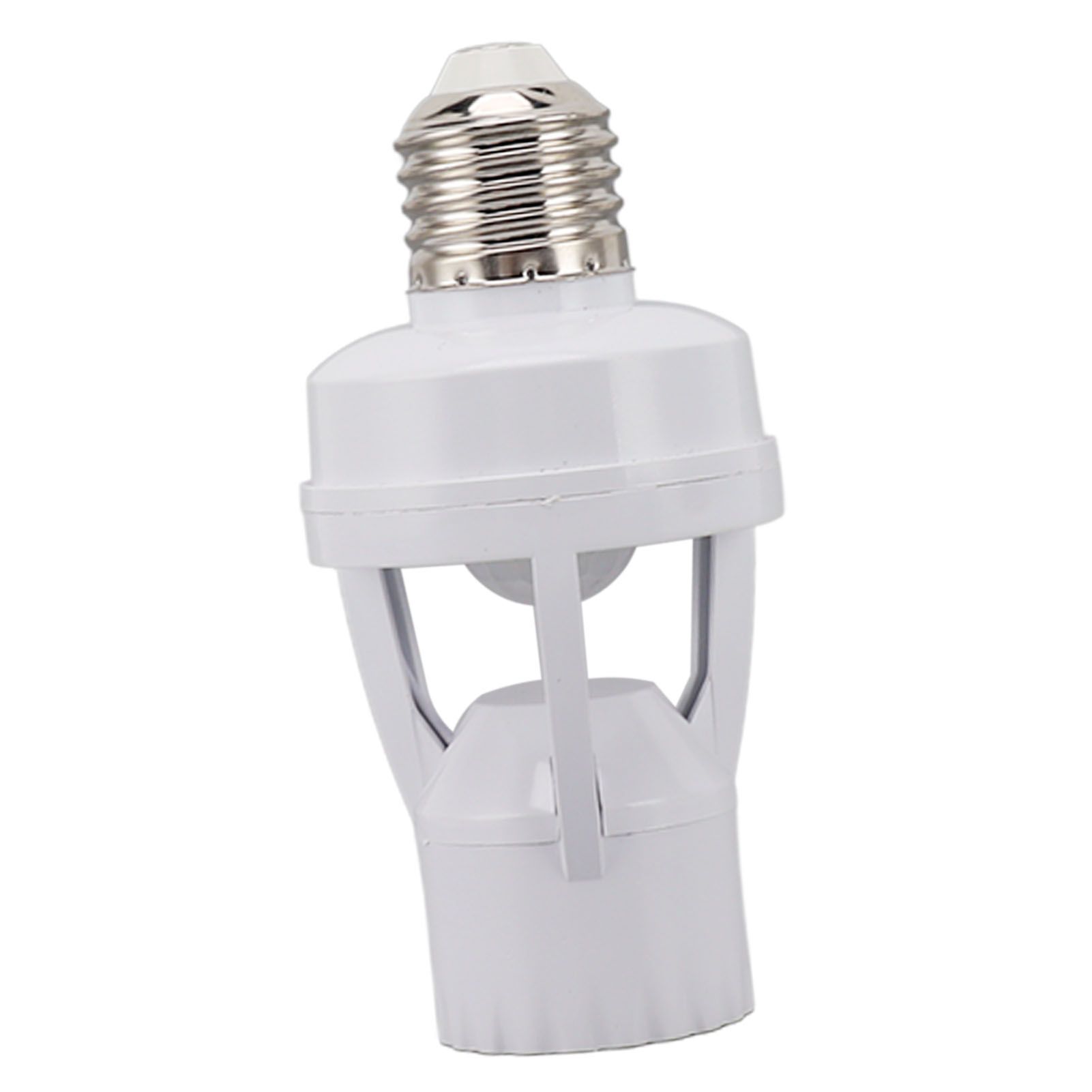 Motion Sensor Light Socket PIR Motion E27 Screw Bulb Adapter Adjustable Auto view 3