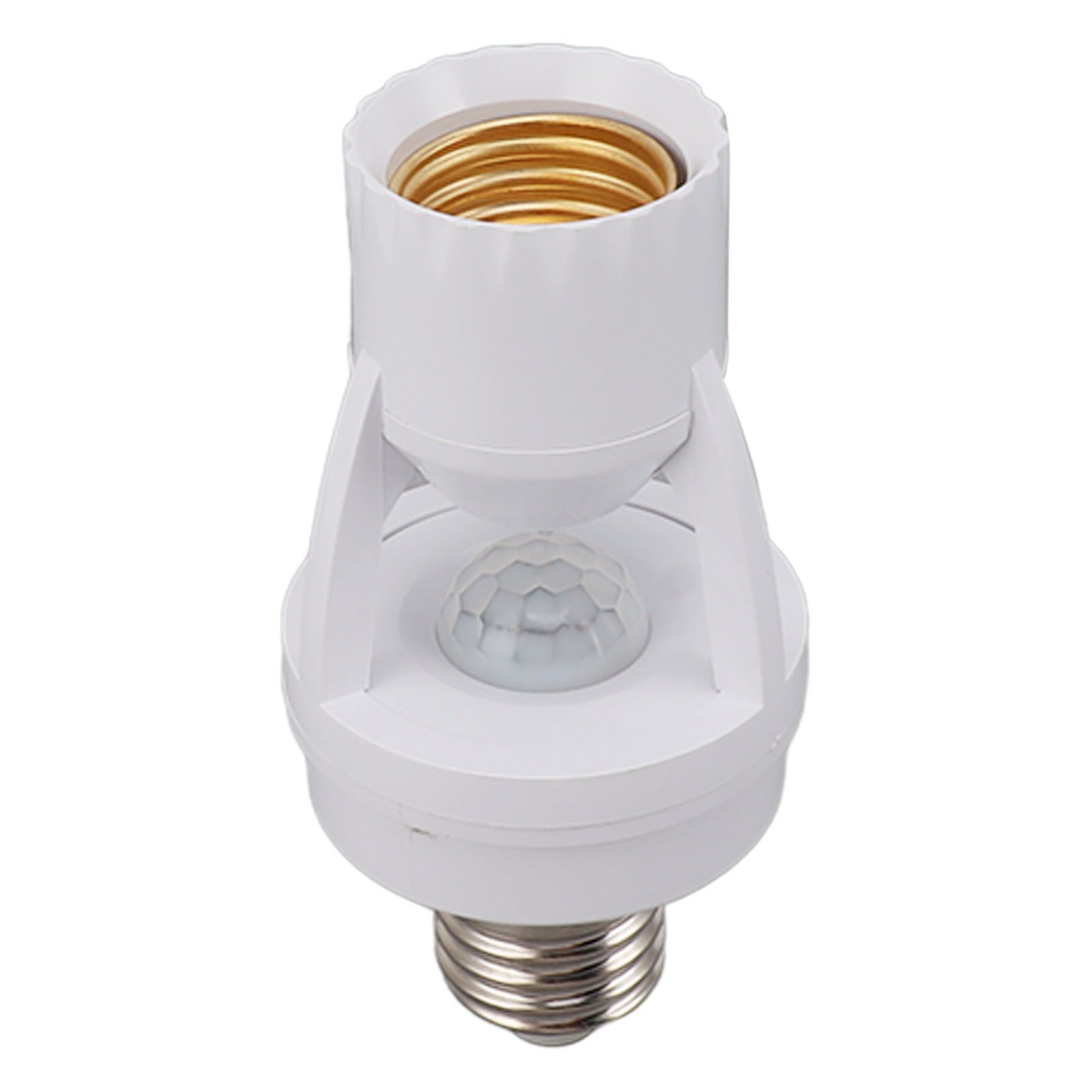 Motion Sensor Light Socket PIR Motion E27 Screw Bulb Adapter Adjustable Auto view 6