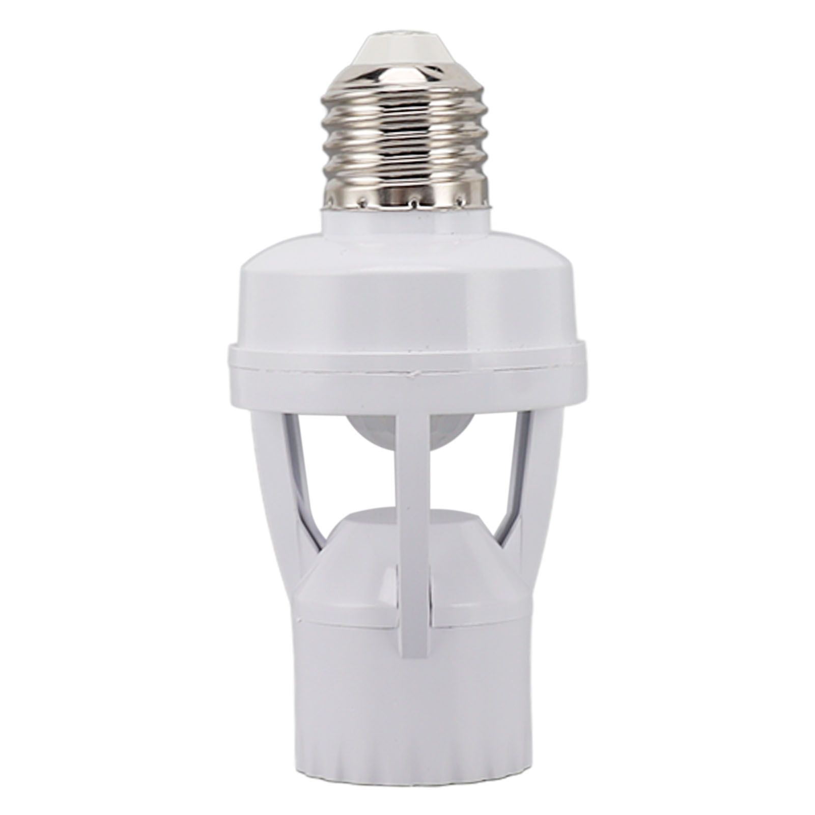 Motion Sensor Light Socket PIR Motion E27 Screw Bulb Adapter Adjustable Auto view 9