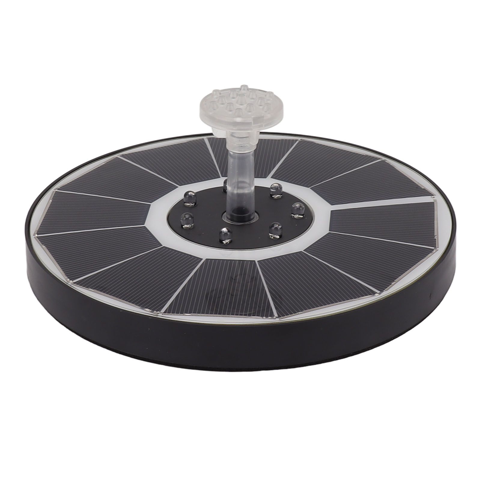 Solar Fountain Light with 8 Nozzles 3.5W 900mAh Colorful Powerful Solar Bird view 2