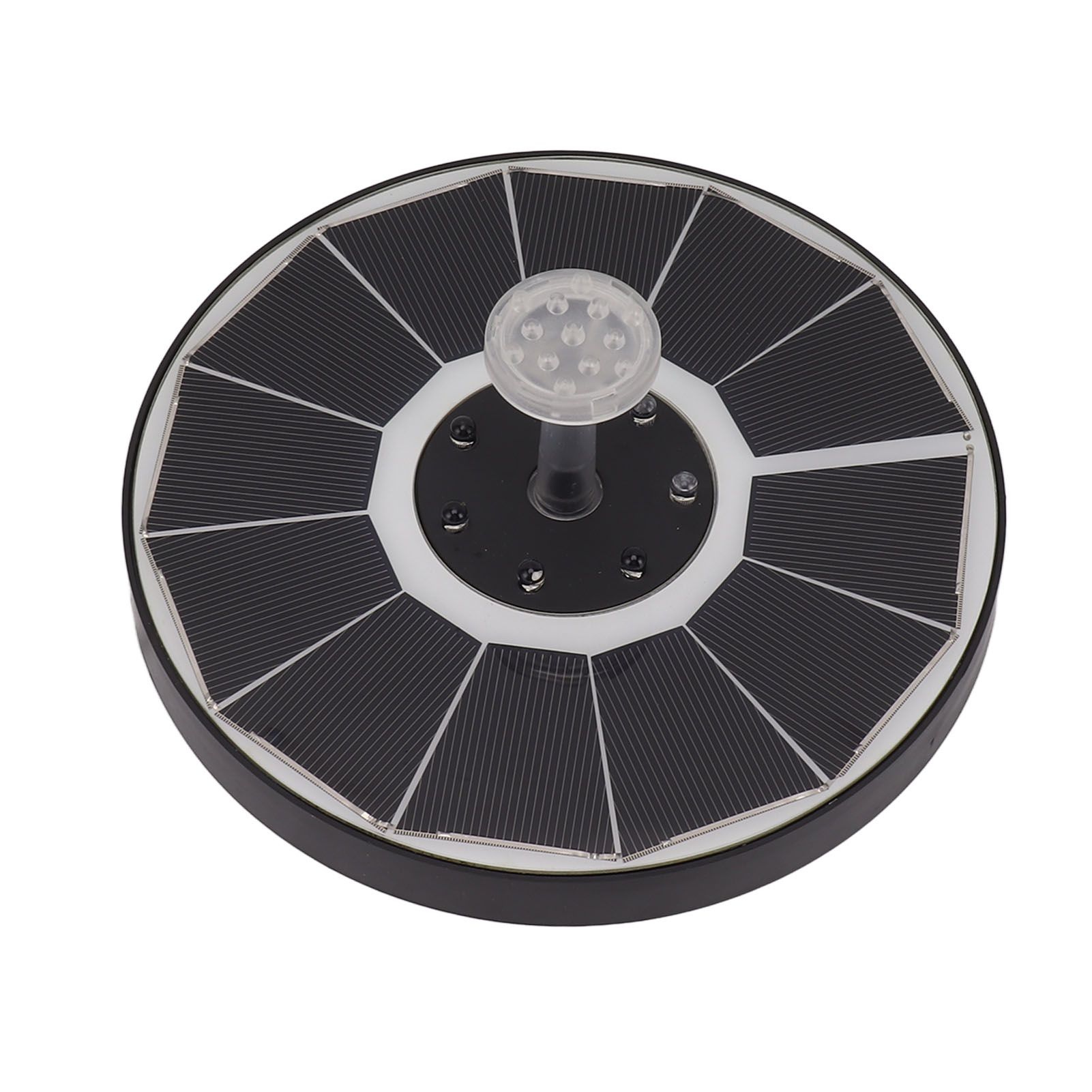 Solar Fountain Light with 8 Nozzles 3.5W 900mAh Colorful Powerful Solar Bird view 3