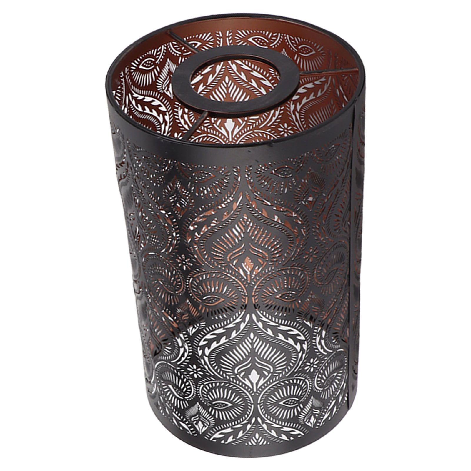 Wrought Iron Lamp Shade Iron Detachable Hollow Carved Modern Lampshade for E27 view 3
