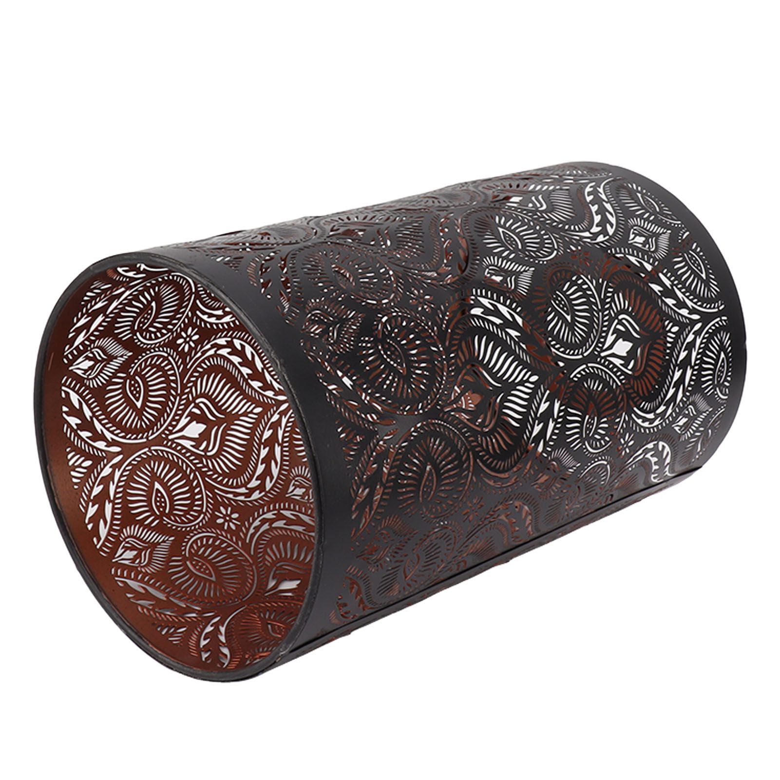 Wrought Iron Lamp Shade Iron Detachable Hollow Carved Modern Lampshade for E27 view 10