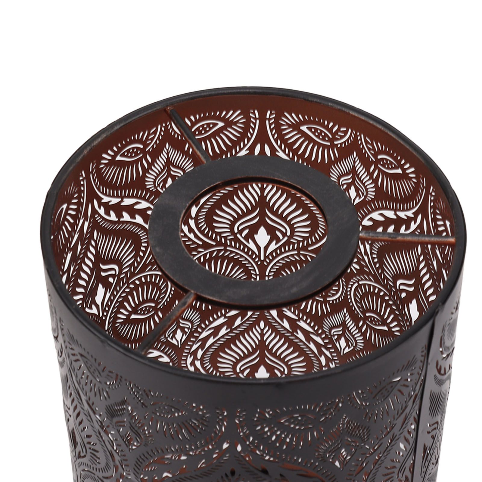 Wrought Iron Lamp Shade Iron Detachable Hollow Carved Modern Lampshade for E27 view 13